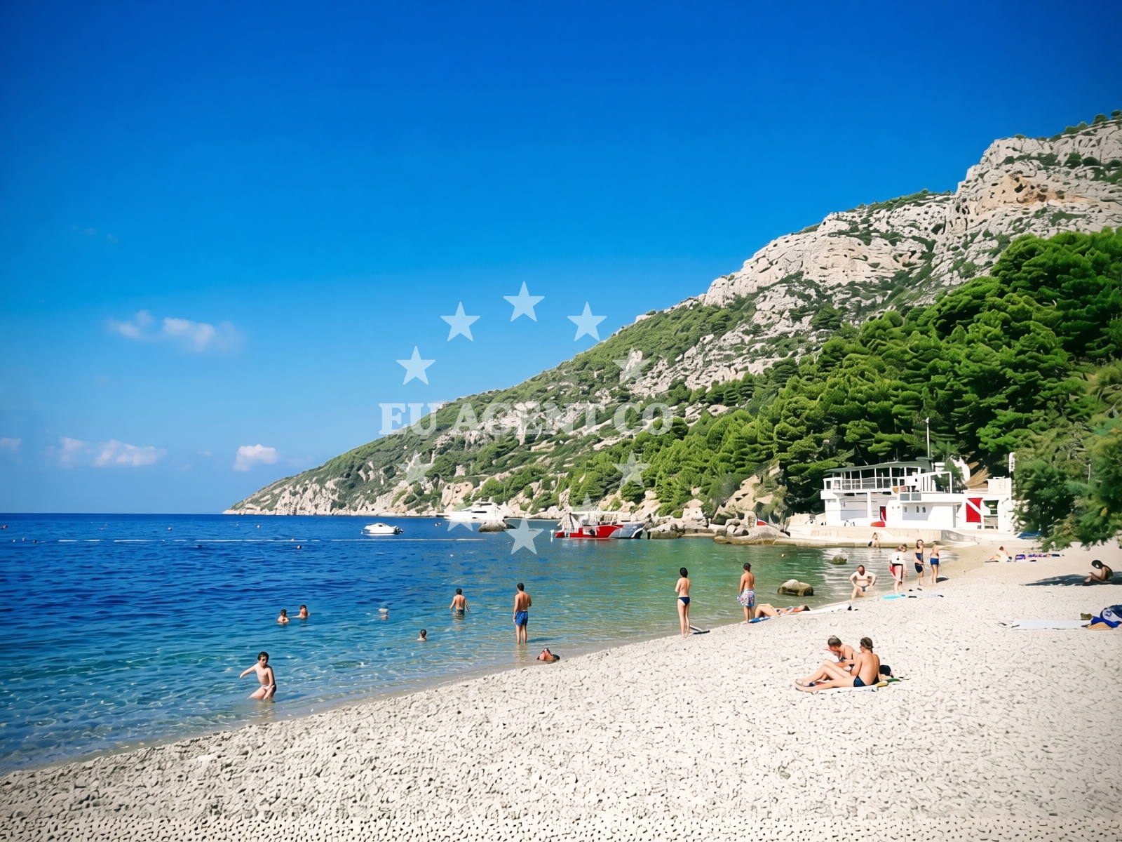 Additional view of Gusarica beach in Ulica Kondijina Stroda 6, Komiža