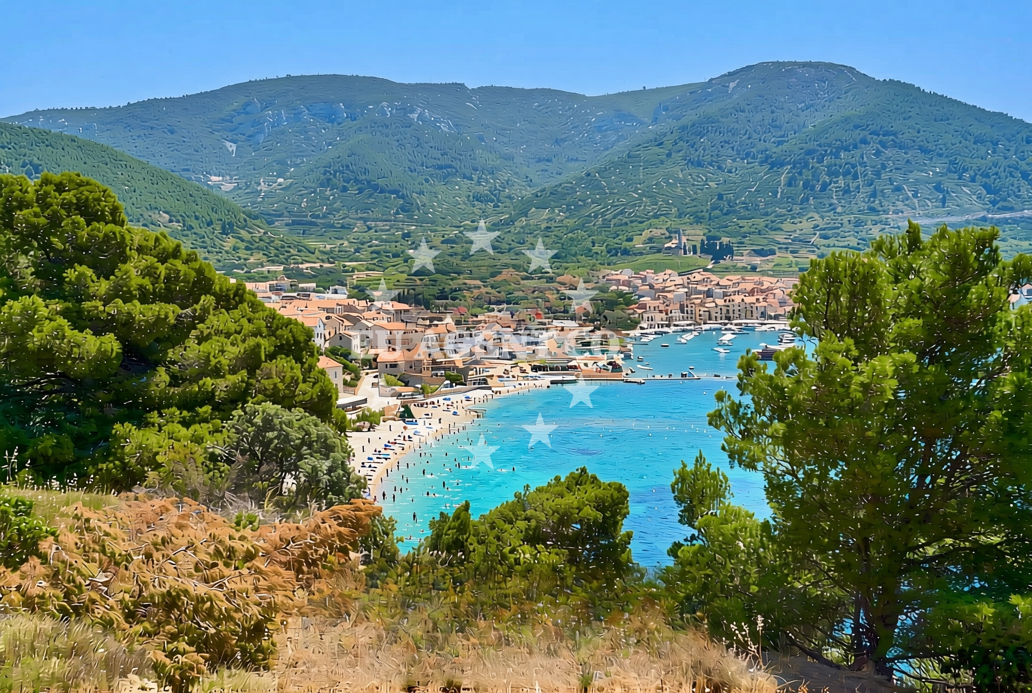 Additional view of Gusarica beach in Ulica Kondijina Stroda 6, Komiža