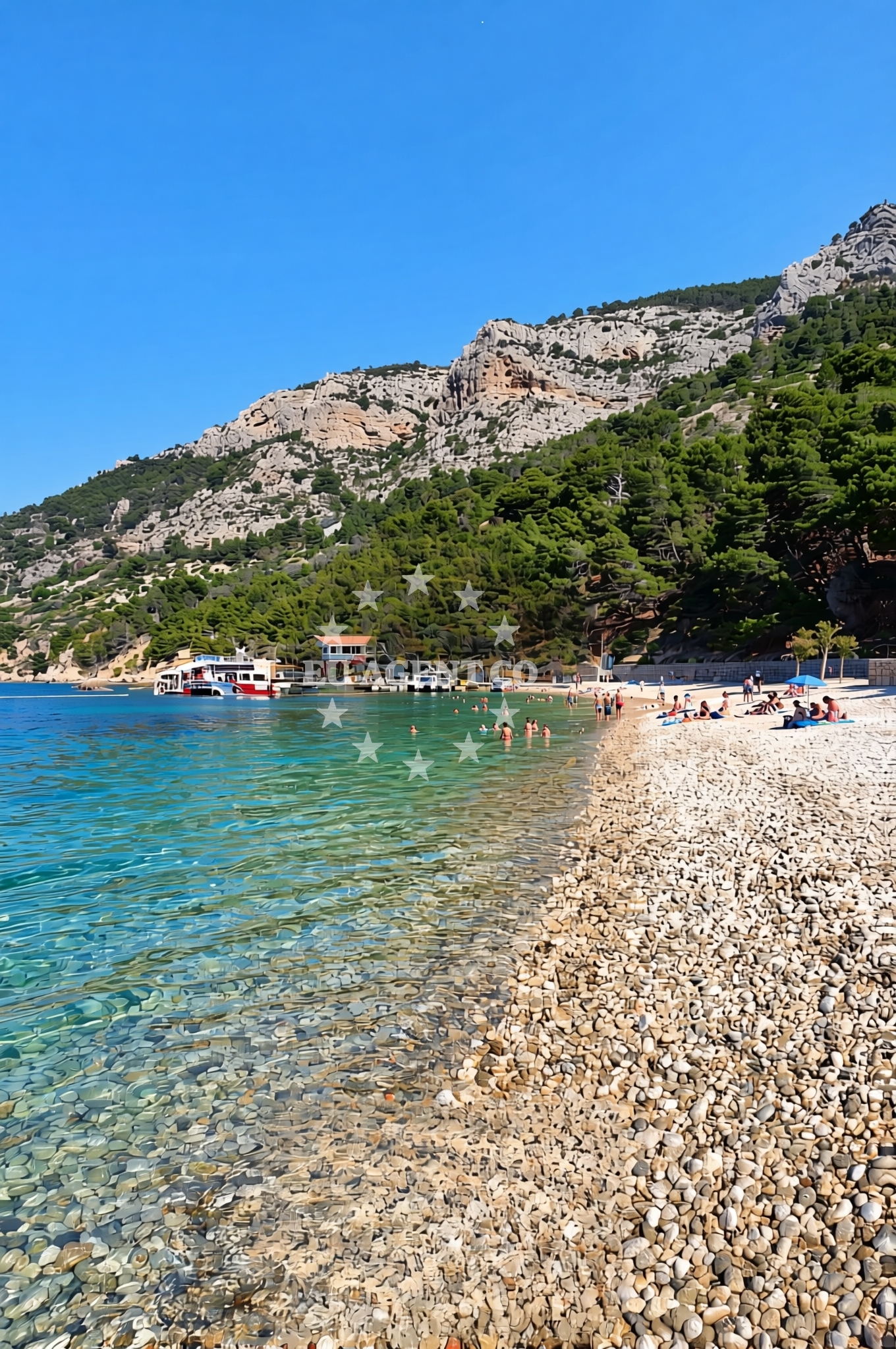 Additional view of Gusarica beach in Ulica Kondijina Stroda 6, Komiža