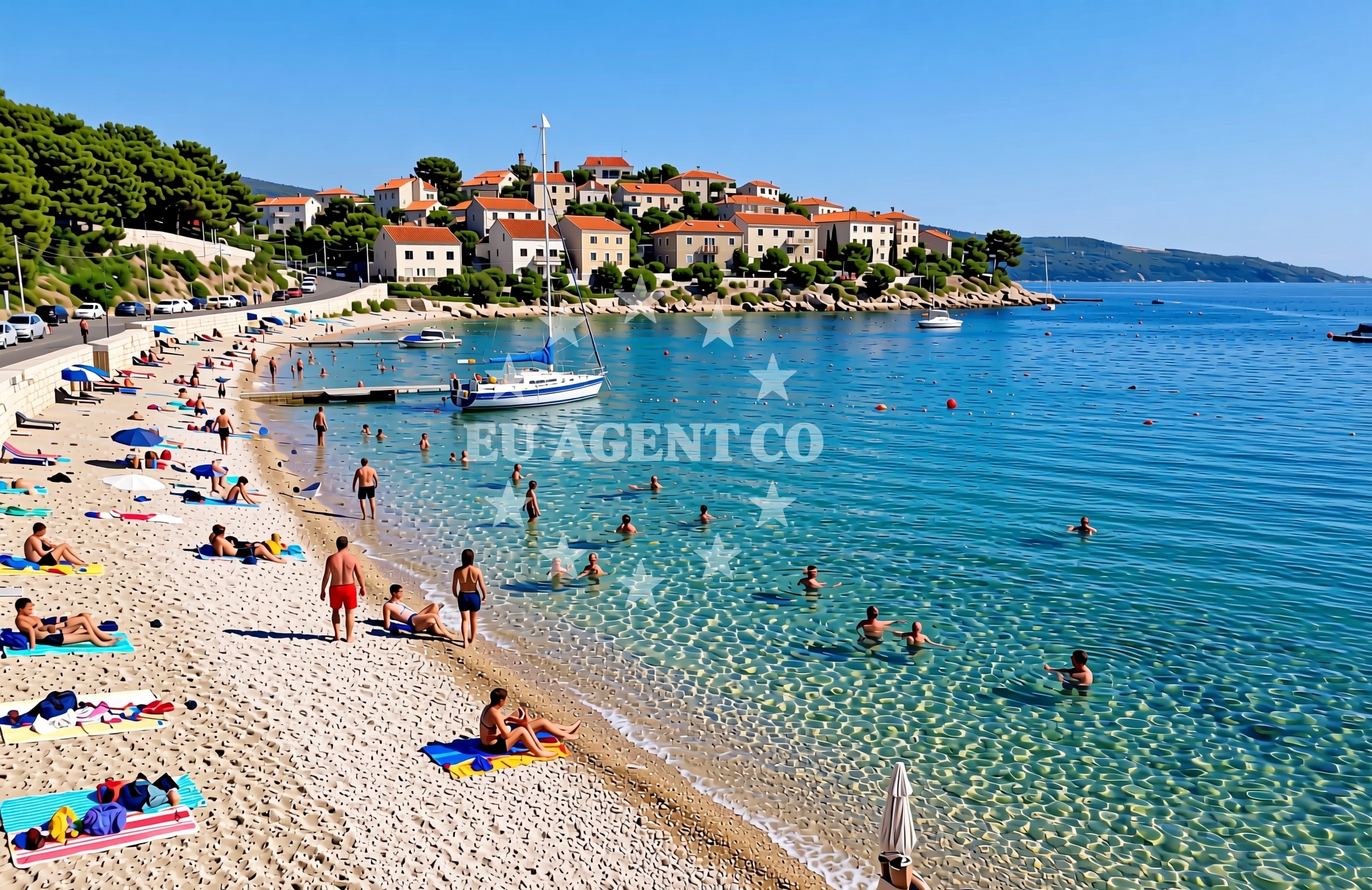 Additional view of Gusarica beach in Ulica Kondijina Stroda 6, Komiža
