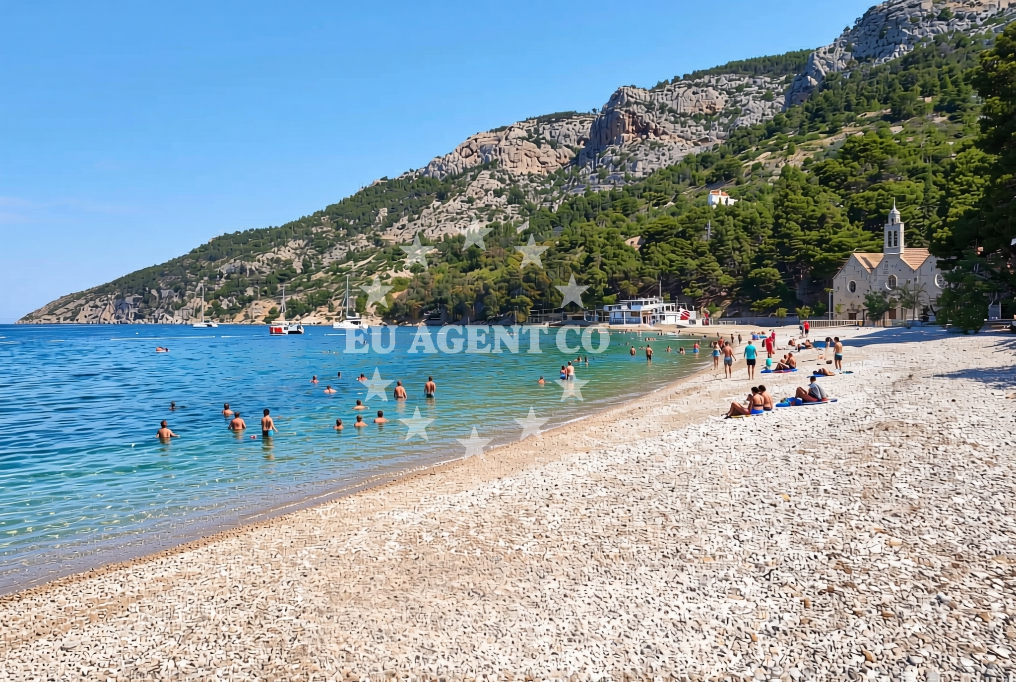 Additional view of Gusarica beach in Ulica Kondijina Stroda 6, Komiža