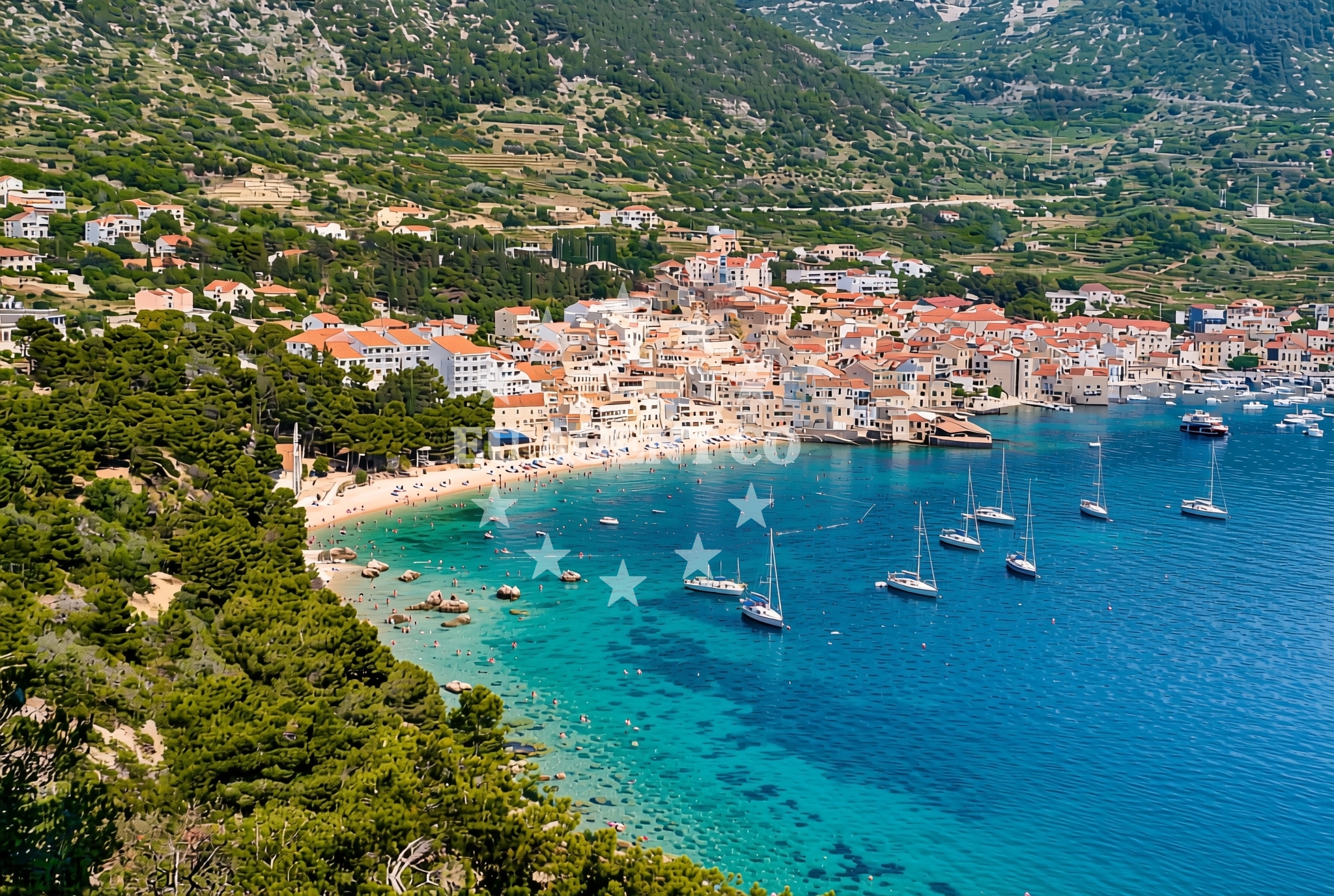 Additional view of Gusarica beach in Ulica Kondijina Stroda 6, Komiža