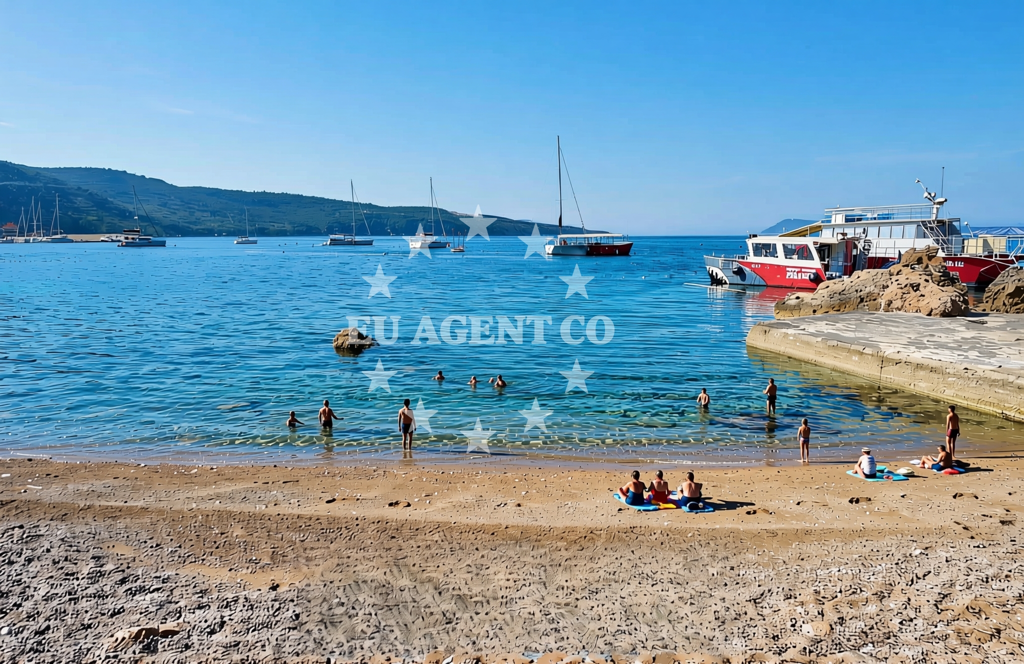 Additional view of Gusarica beach in Ulica Kondijina Stroda 6, Komiža