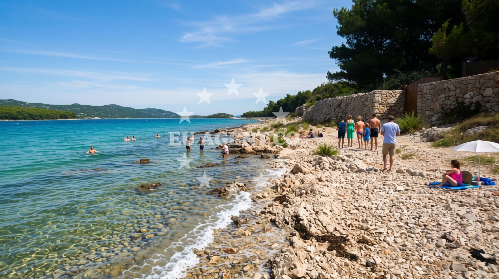Additional view of Guscica beach in Don Antuna Božića 6A, Jezera