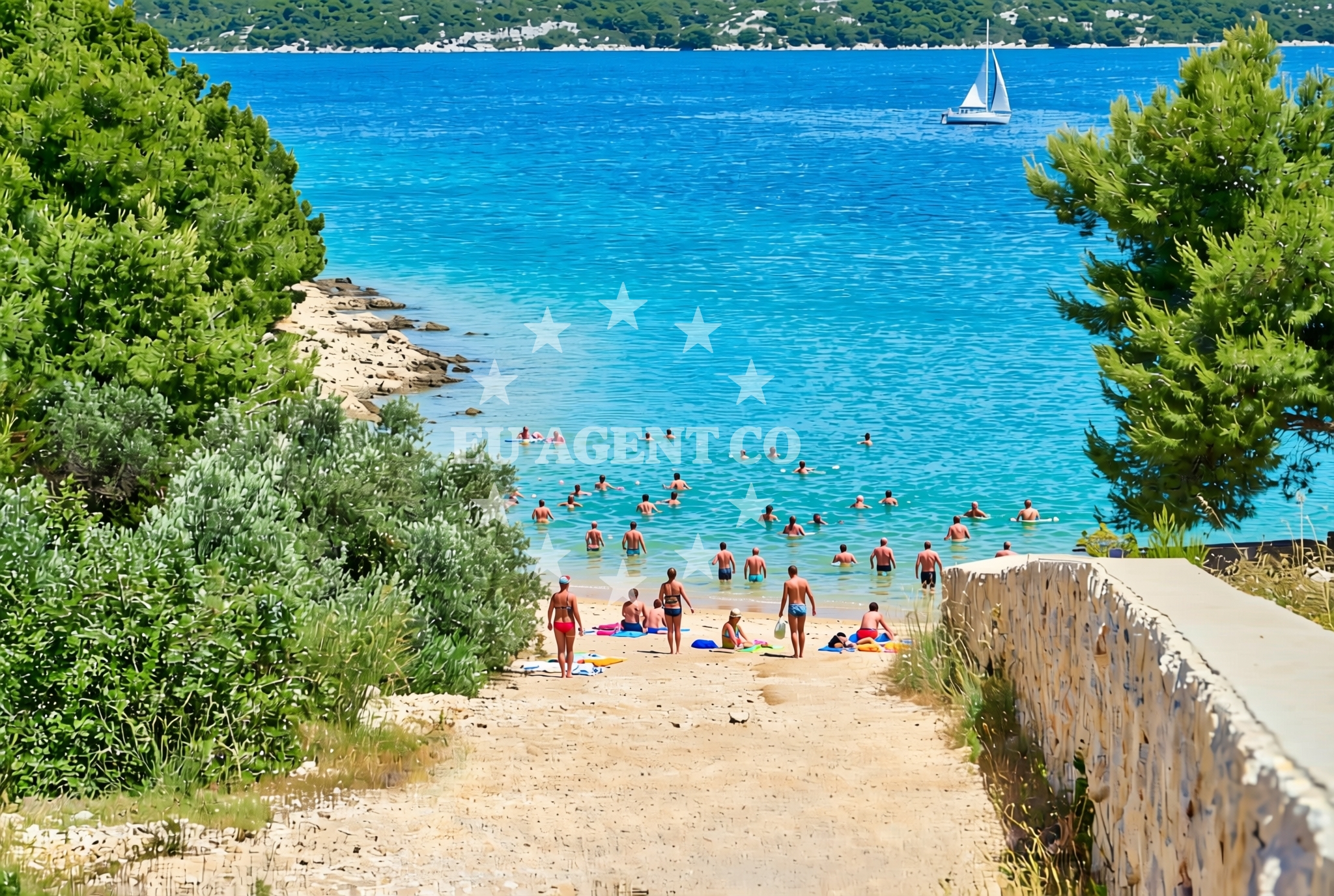 Additional view of Guscica beach in Don Antuna Božića 6A, Jezera