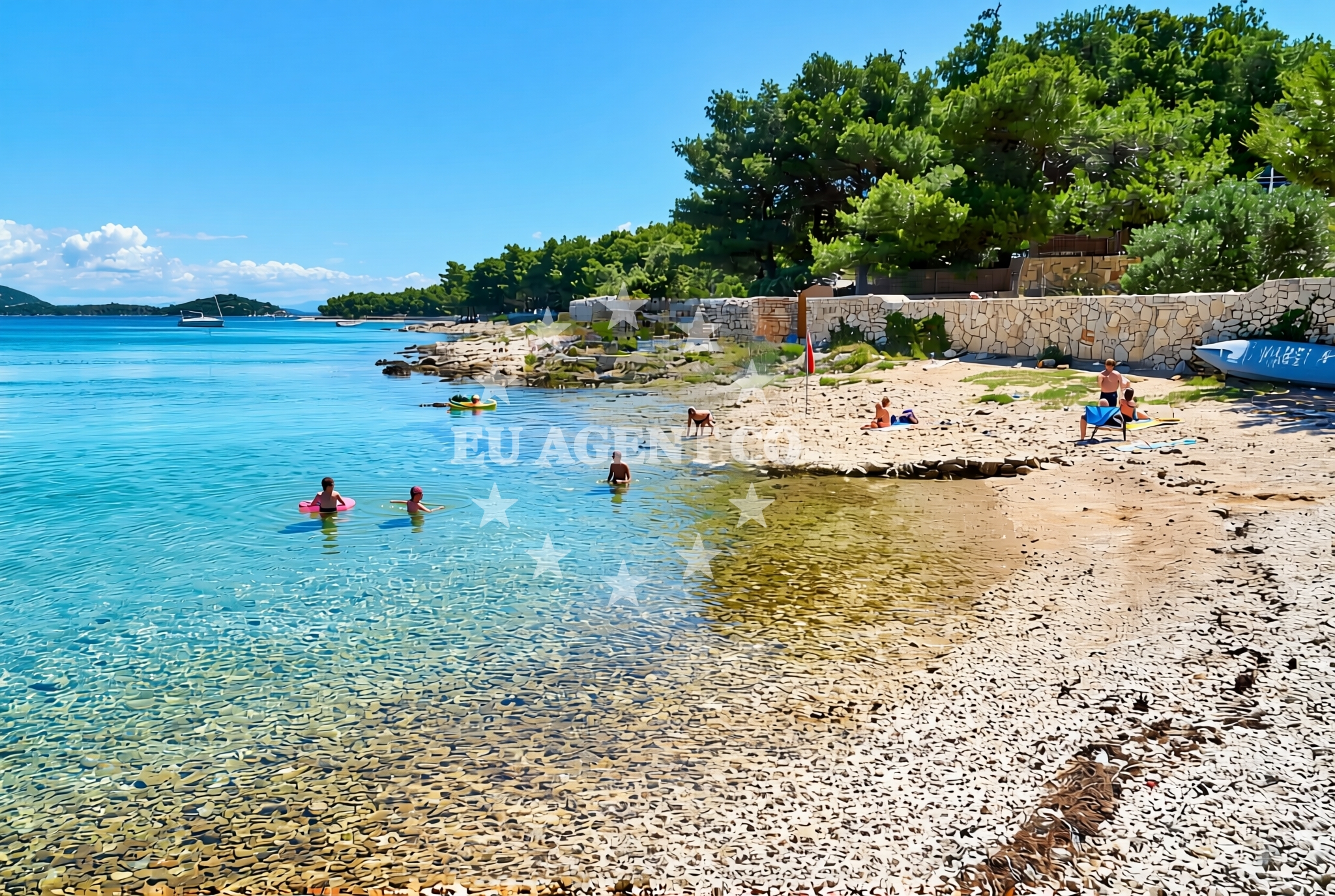 Additional view of Guscica beach in Don Antuna Božića 6A, Jezera