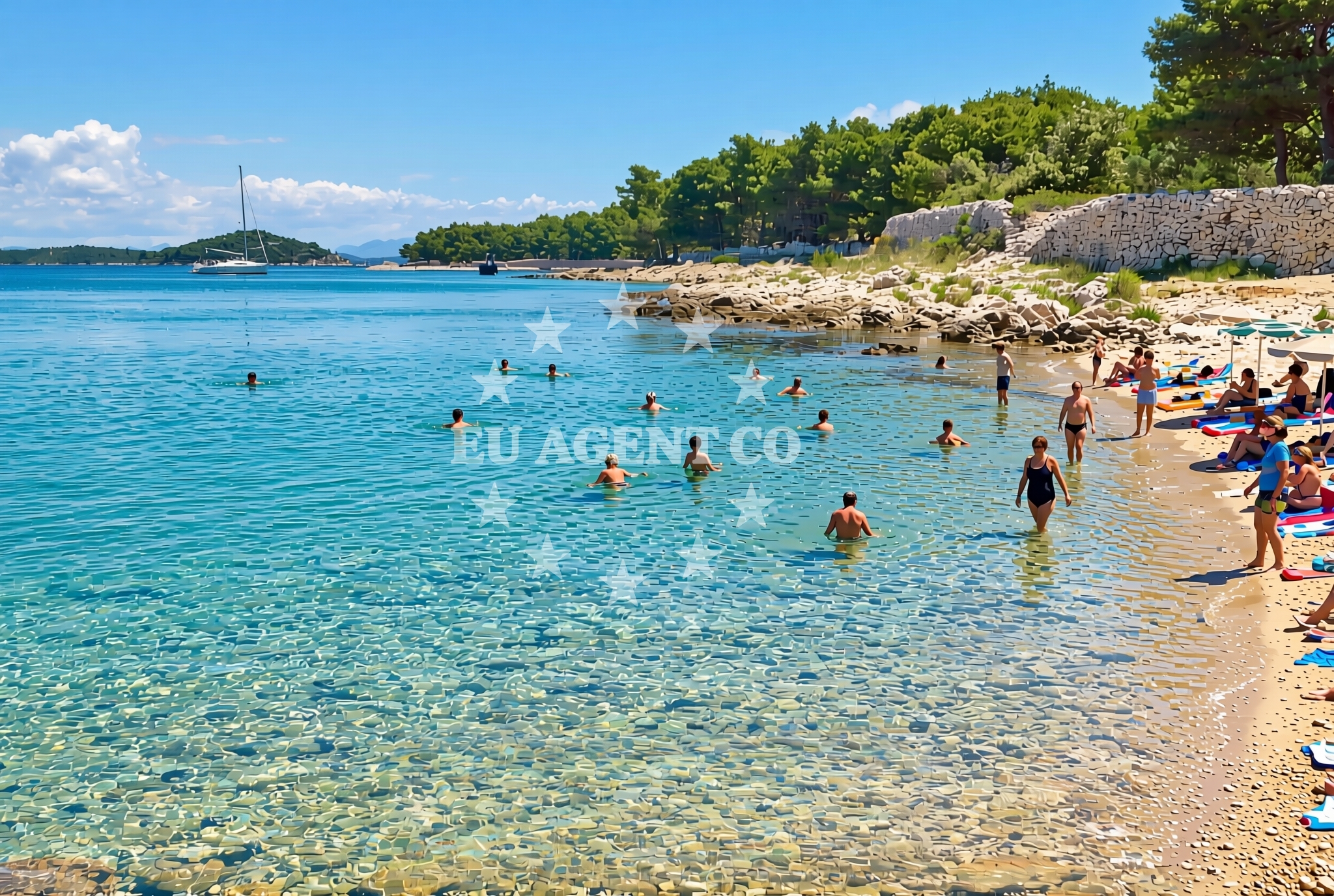 Additional view of Guscica beach in Don Antuna Božića 6A, Jezera