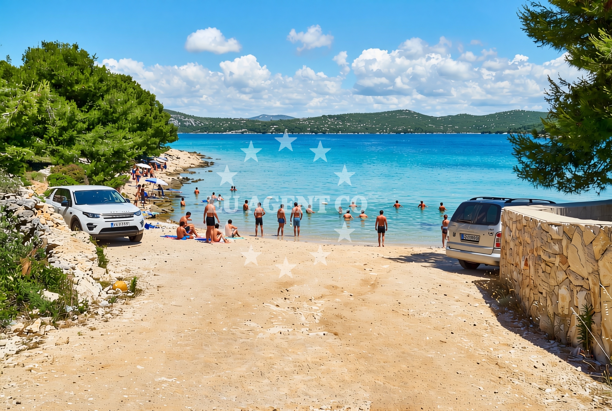 Additional view of Guscica beach in Don Antuna Božića 6A, Jezera