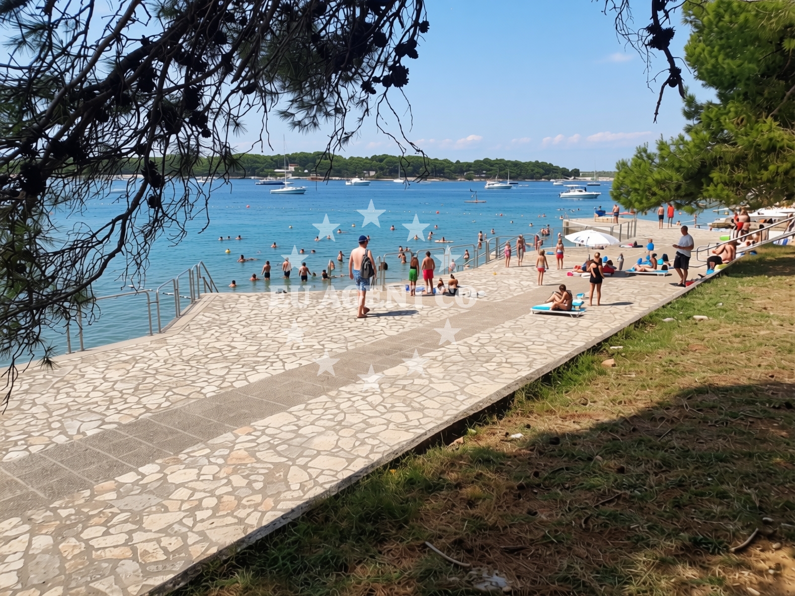 Additional view of Guvnina beach in Krše 56, Premantura