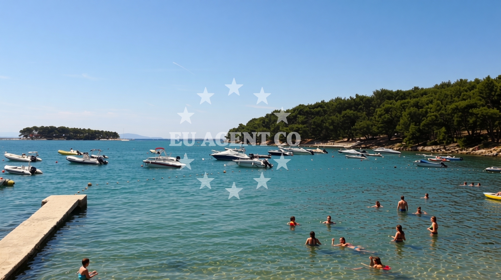 Additional view of Guvnina beach in Krše 56, Premantura