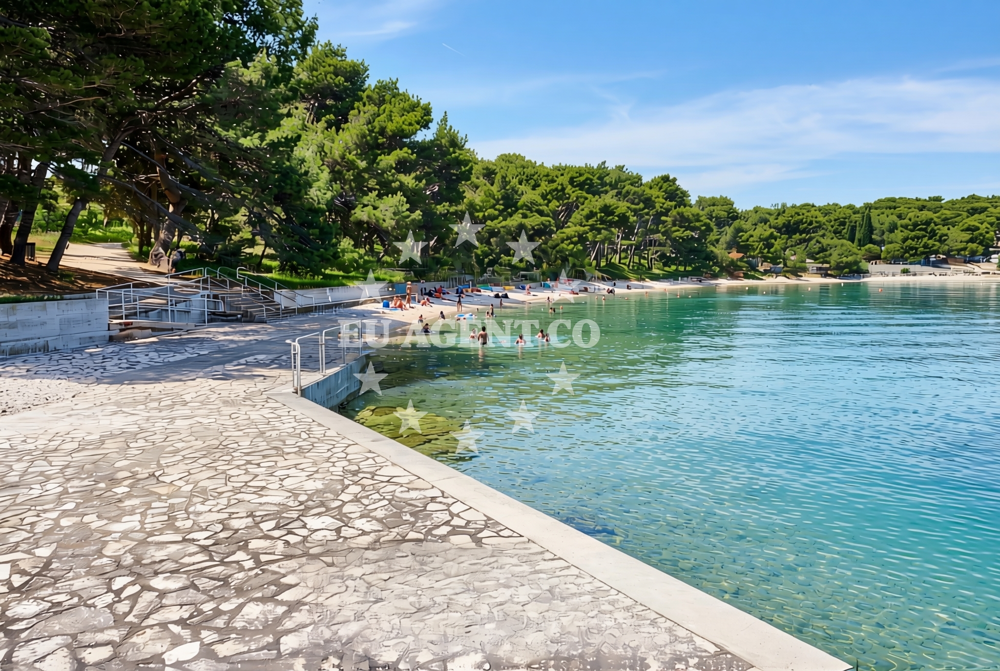 Additional view of Guvnina beach in Krše 56, Premantura