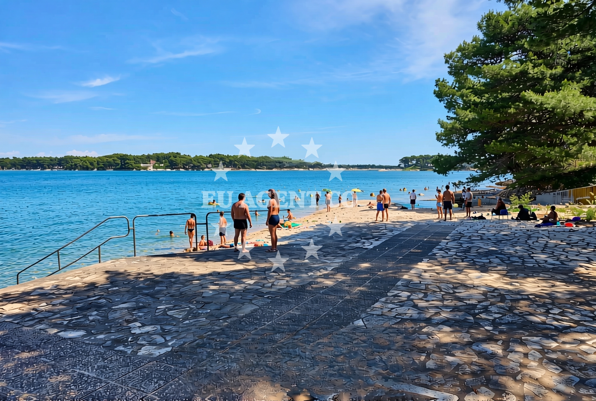 Additional view of Guvnina beach in Krše 56, Premantura