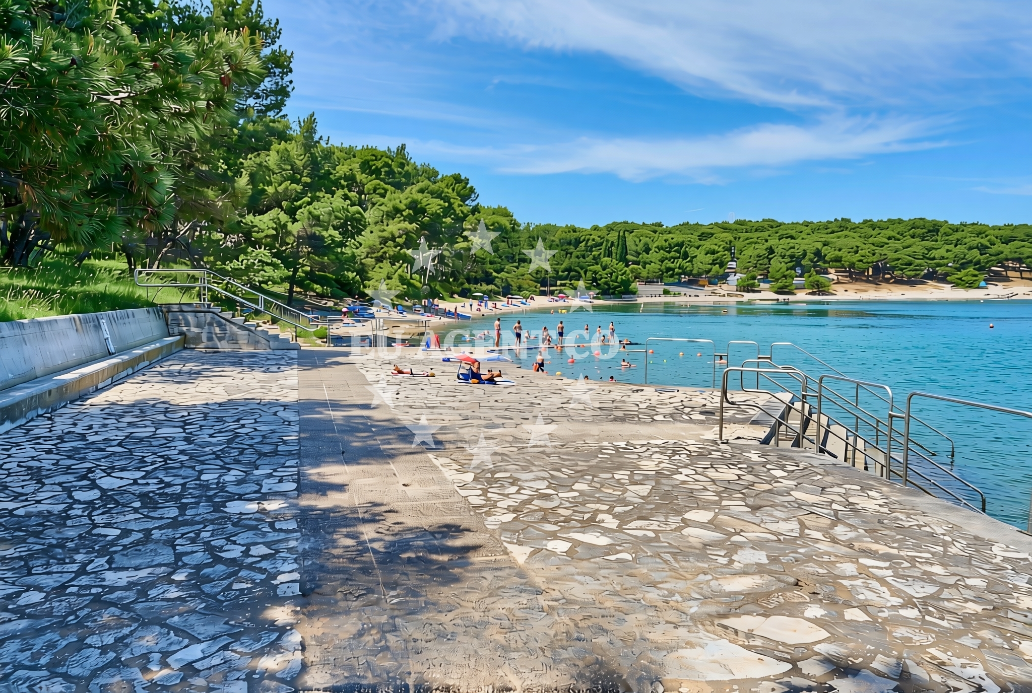 Additional view of Guvnina beach in Krše 56, Premantura
