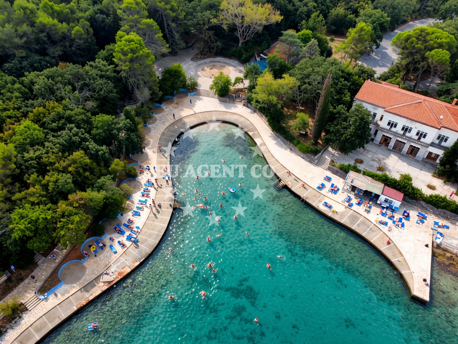 Additional view of Haludovo Beach in Obala 51, Malinska