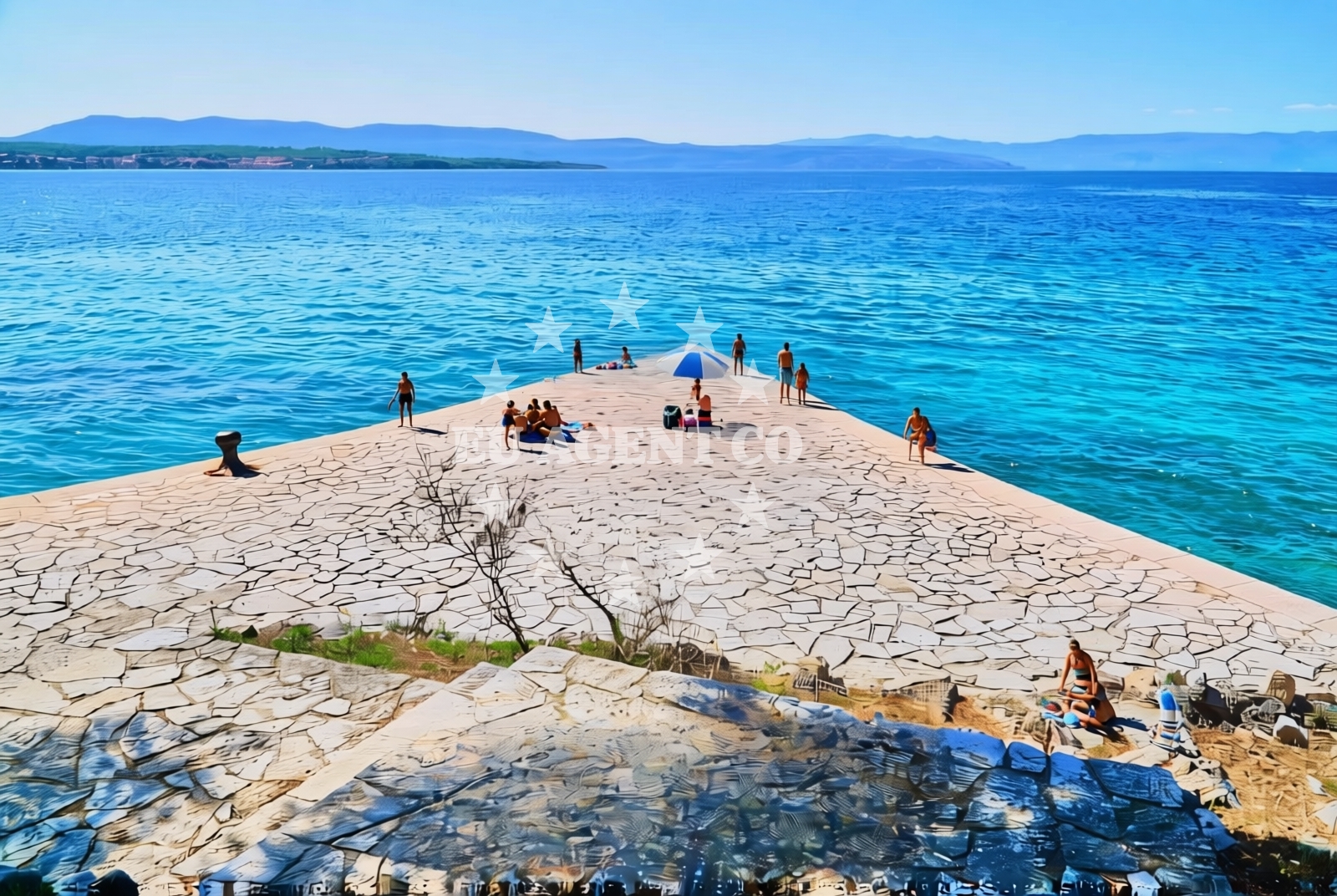 Additional view of Haludovo Beach in Obala 51, Malinska