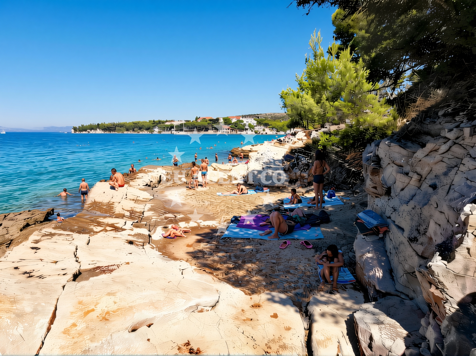 Additional view of Hana beach in Vlaška I 18, Milna