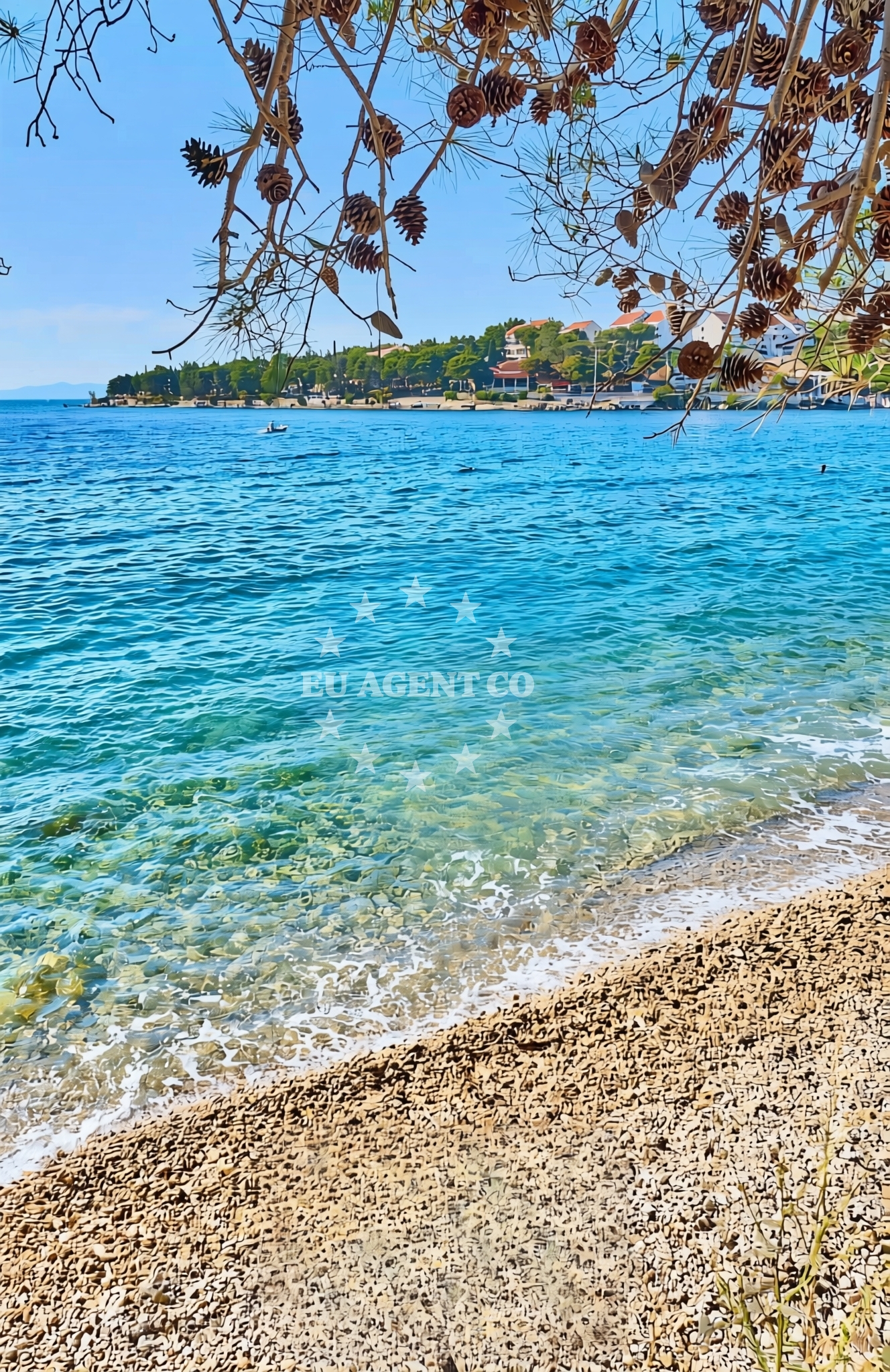 Additional view of Hana beach in Vlaška I 18, Milna