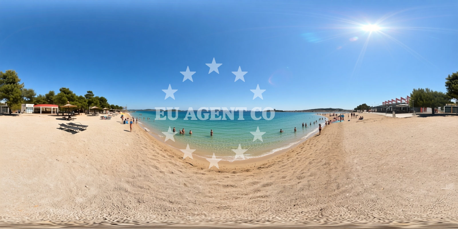 Additional view of Hangar beach in 11 Kraje ulica, Vodice