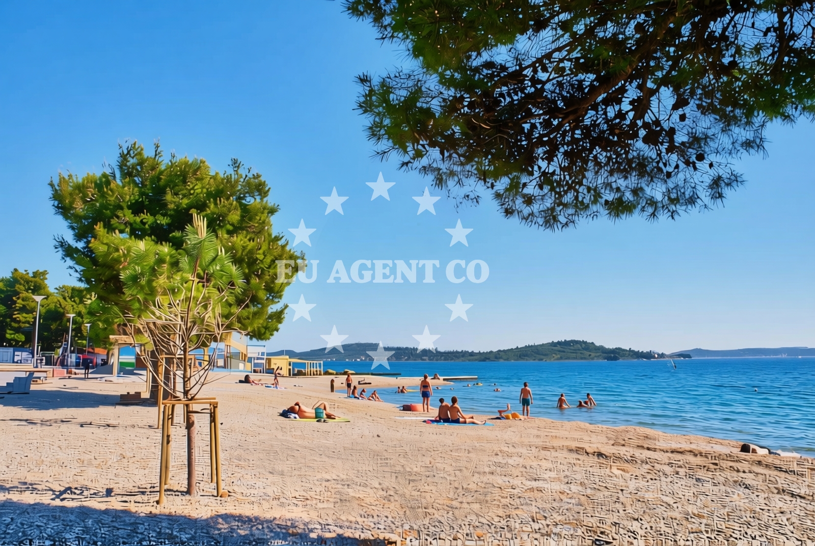 Additional view of Hangar beach in 11 Kraje ulica, Vodice
