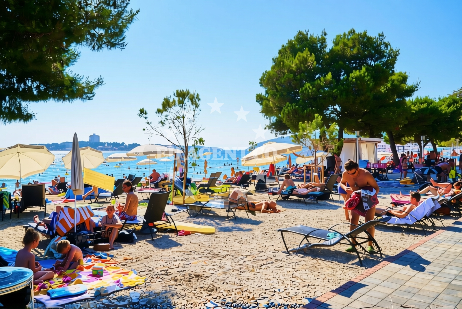 Additional view of Hangar beach in 11 Kraje ulica, Vodice