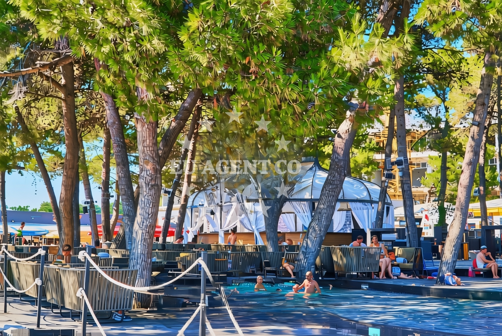 Additional view of Hangar beach in 11 Kraje ulica, Vodice