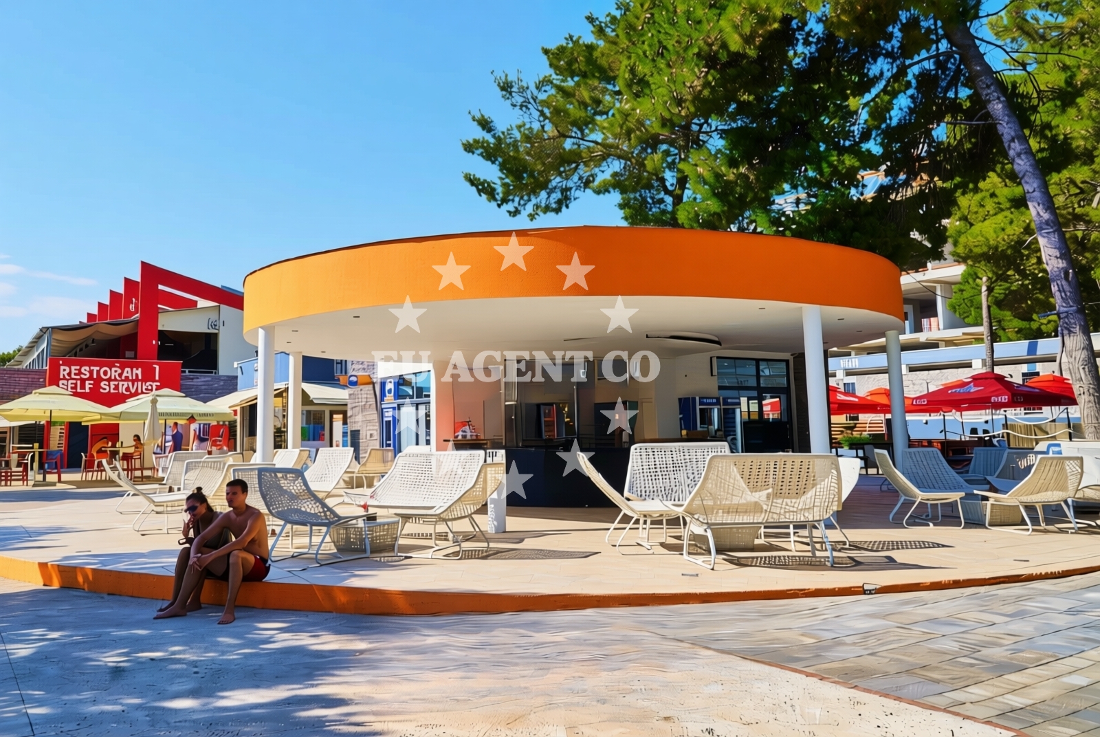 Additional view of Hangar beach in 11 Kraje ulica, Vodice