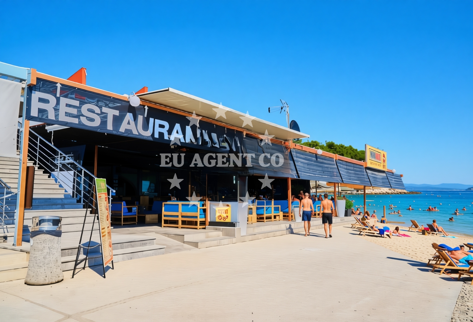 Additional view of Hangar beach in 11 Kraje ulica, Vodice