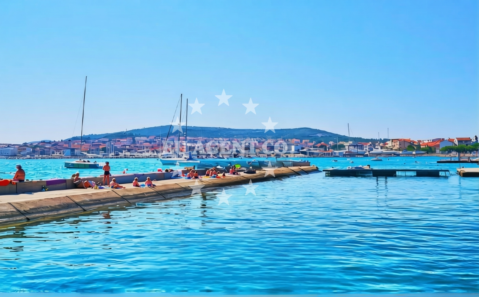 Additional view of Hangar beach in 11 Kraje ulica, Vodice