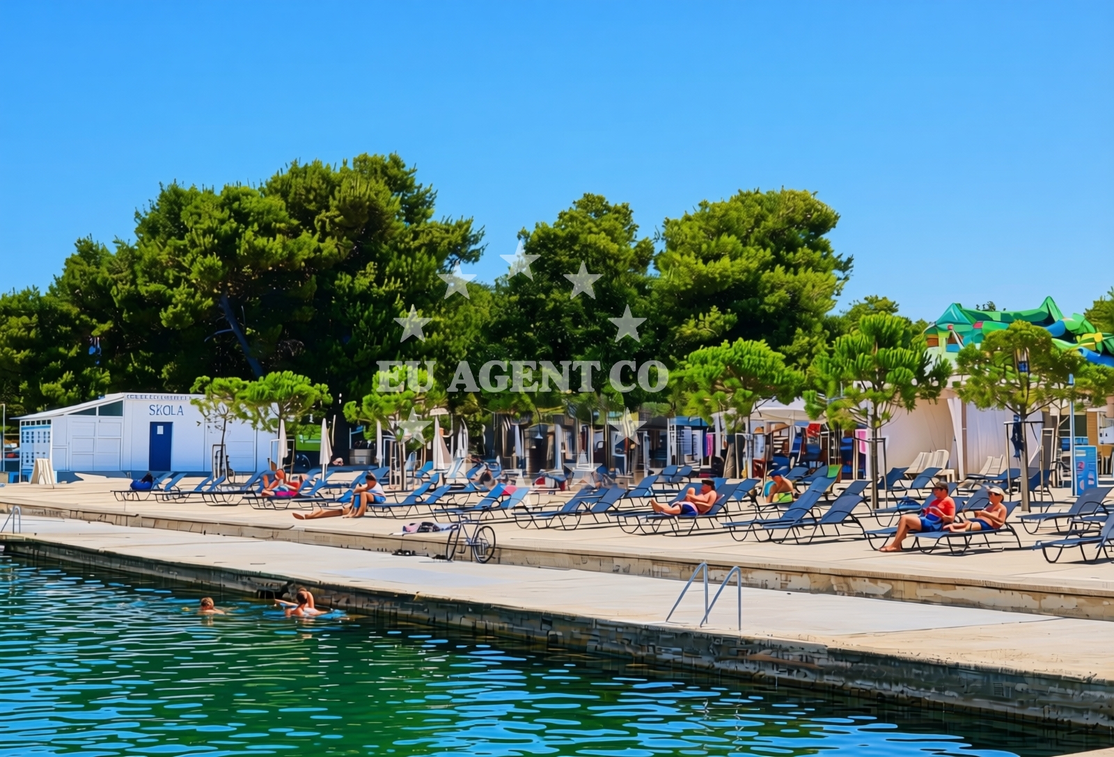 Additional view of Hangar beach in 11 Kraje ulica, Vodice