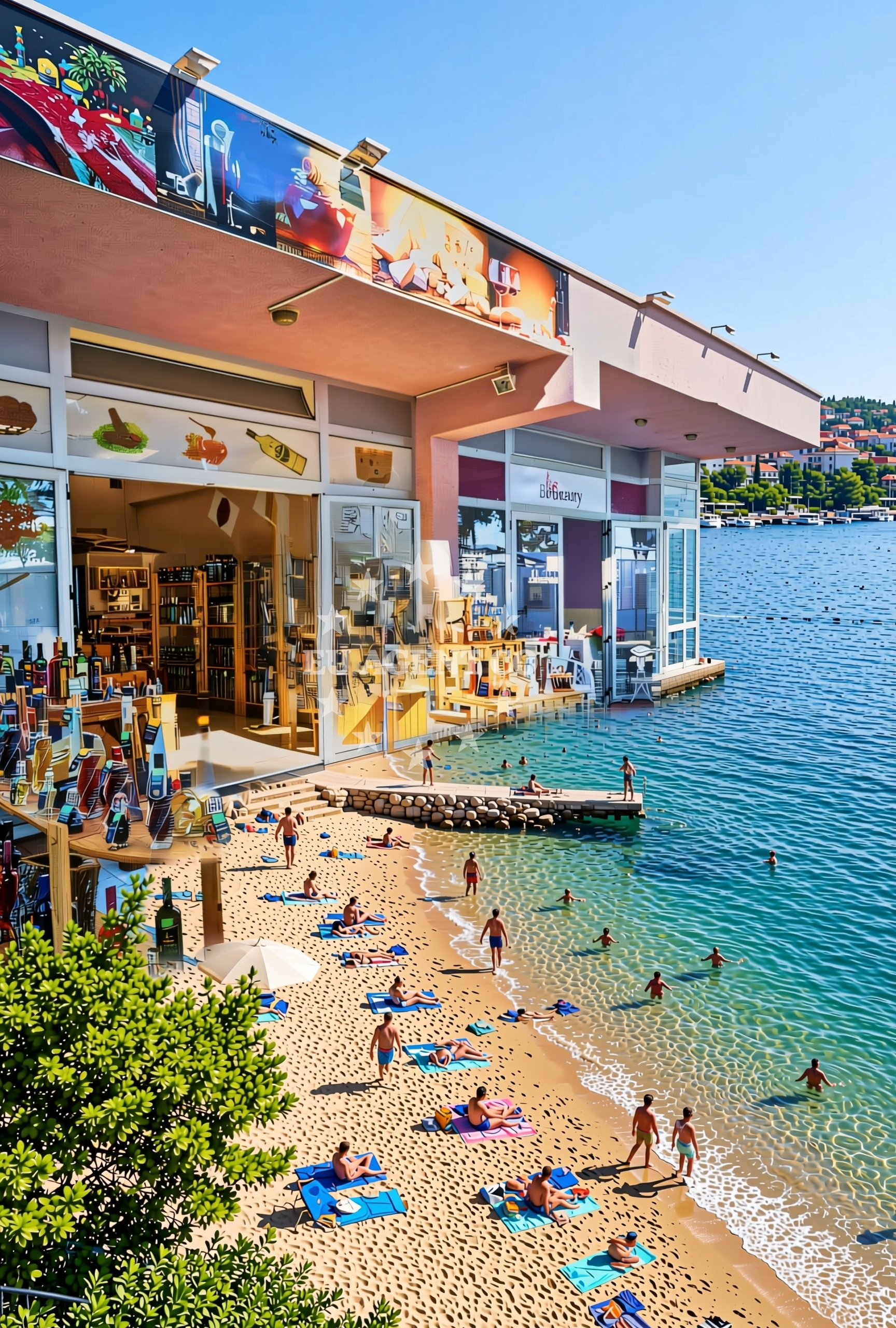 Additional view of Hangar beach in 11 Kraje ulica, Vodice