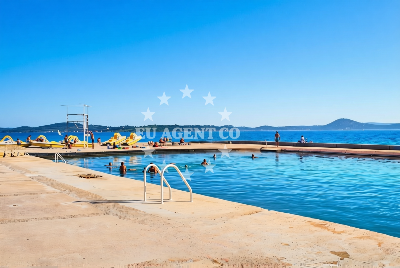 Additional view of Hangar beach in 11 Kraje ulica, Vodice
