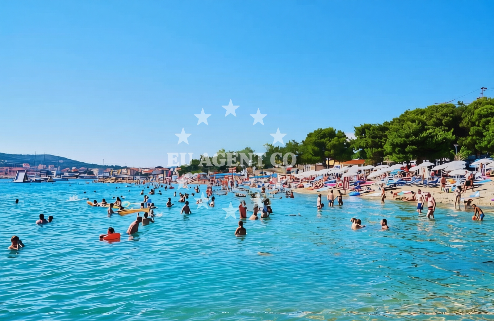 Additional view of Hangar beach in 11 Kraje ulica, Vodice