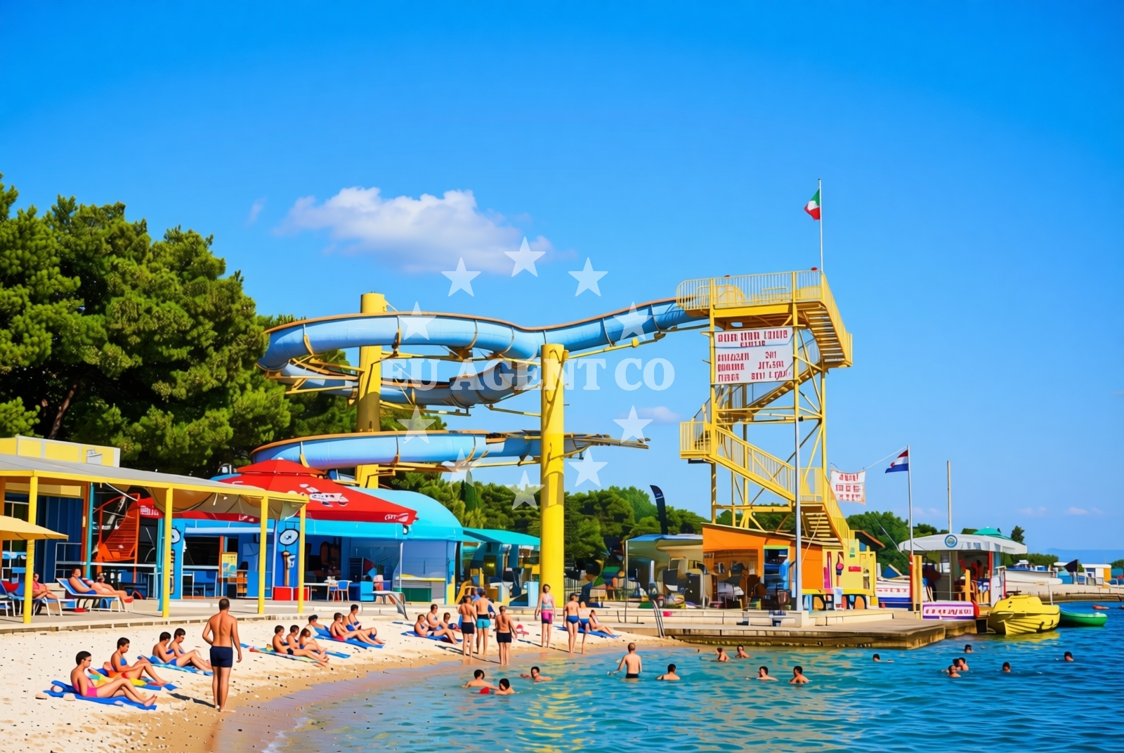 Additional view of Hangar beach in 11 Kraje ulica, Vodice