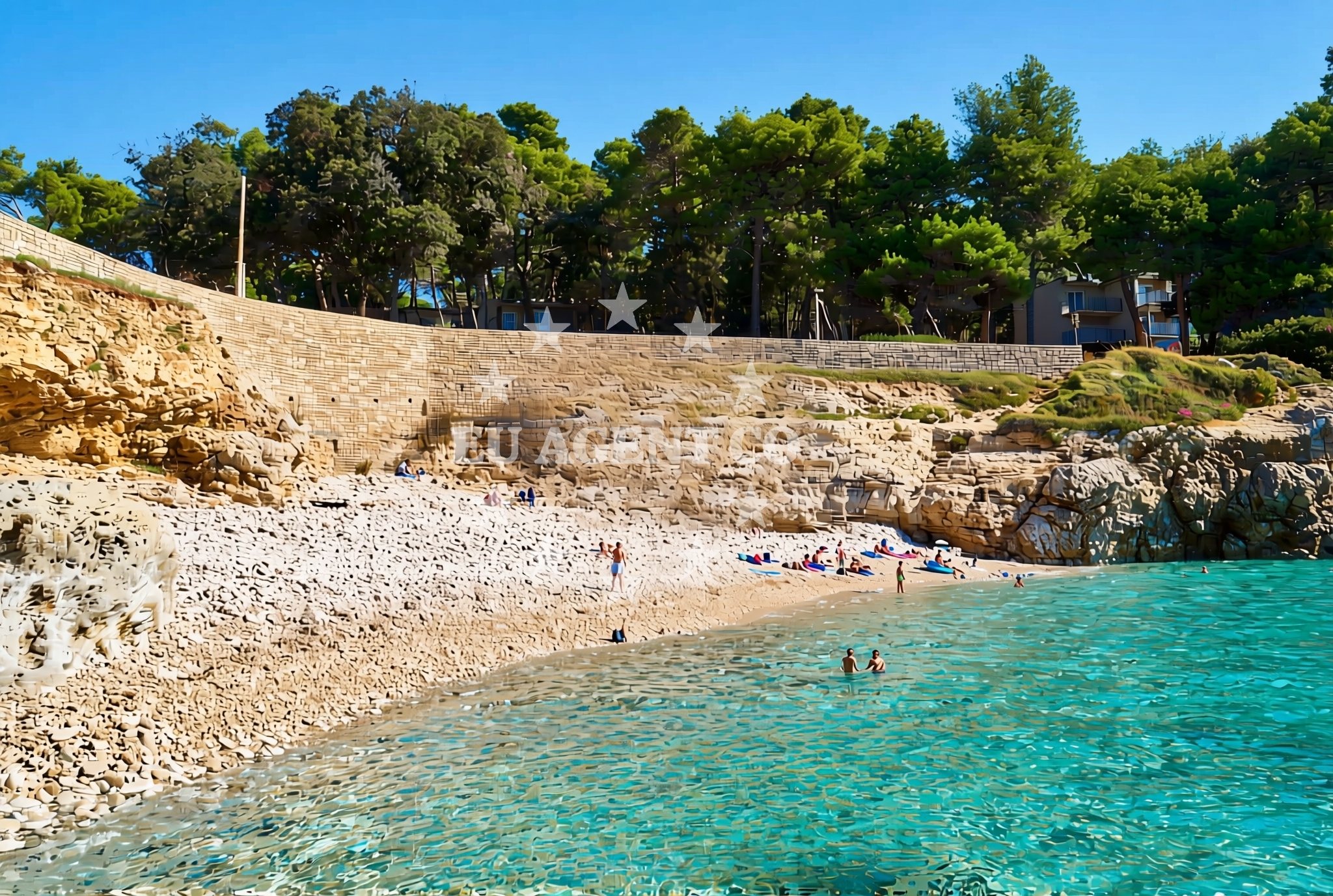 Additional view of Havajsko (Procipina), Pula Beach in Havajsko (Procipina)