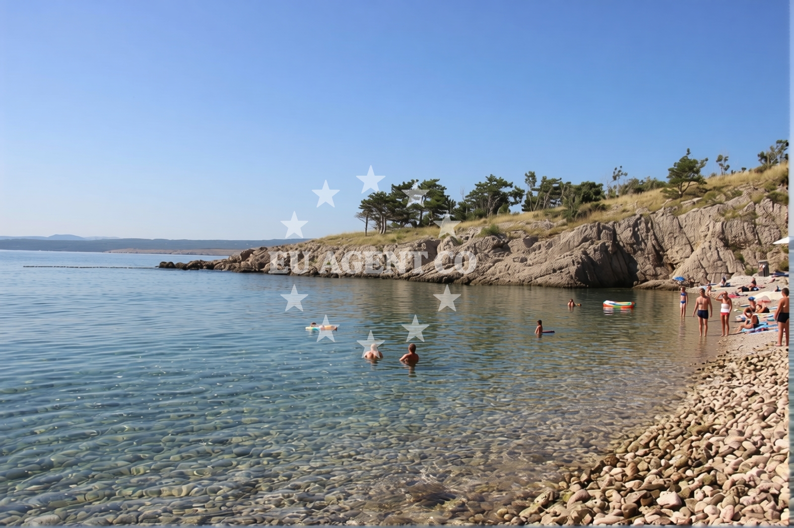 Additional view of Havisce beach in Zagrebačka 34, Jadranovo