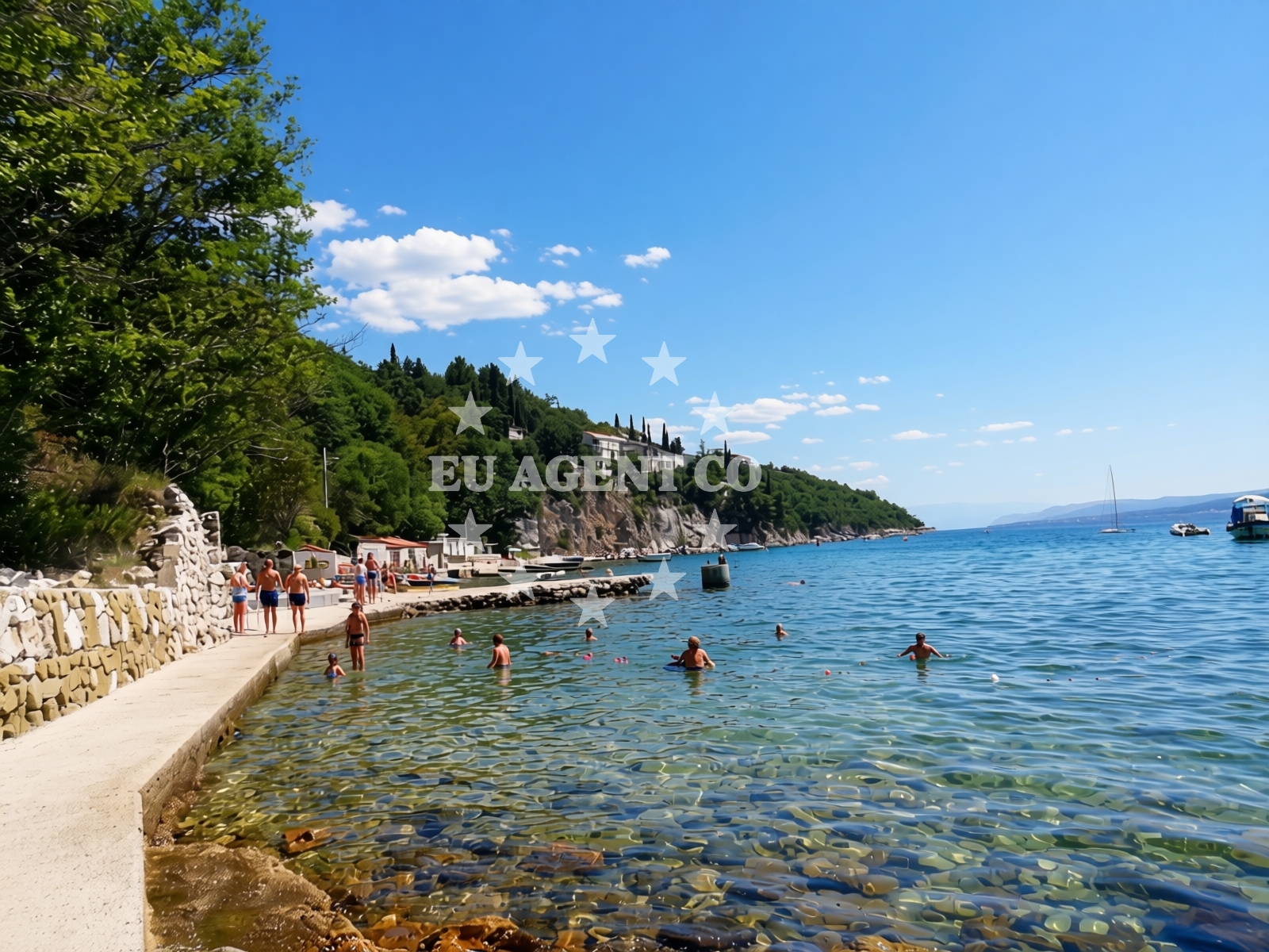 Additional view of Havisce beach in Zagrebačka 34, Jadranovo