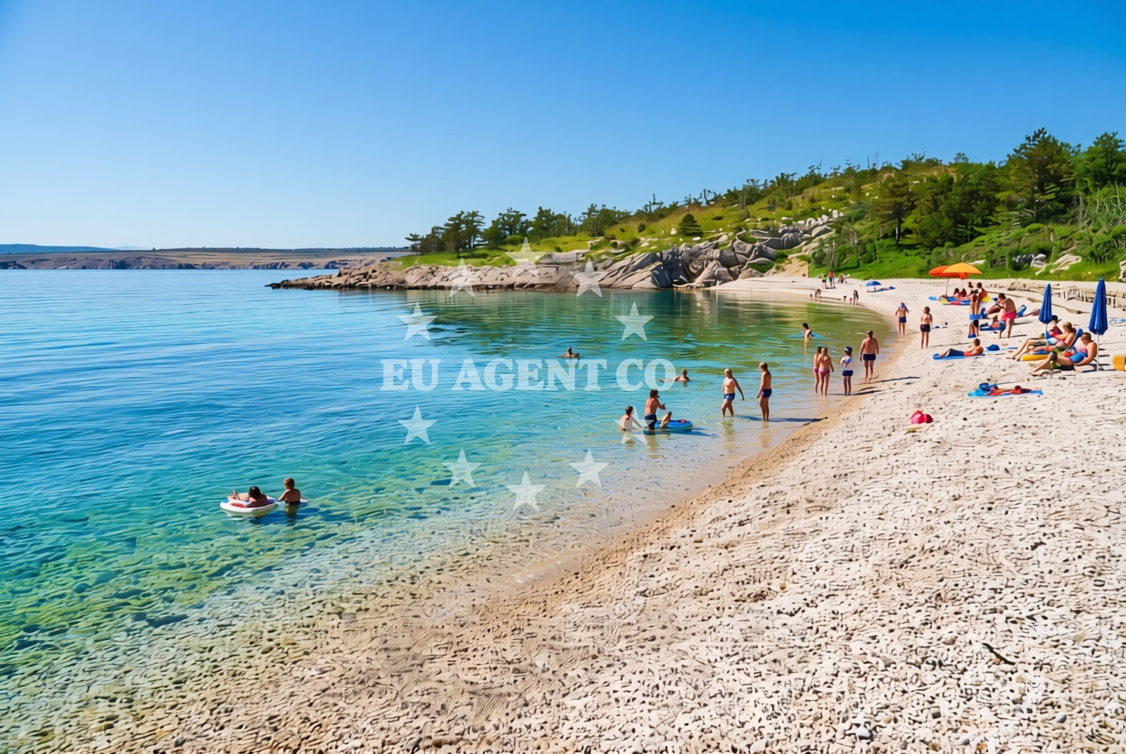 Additional view of Havisce beach in Zagrebačka 34, Jadranovo