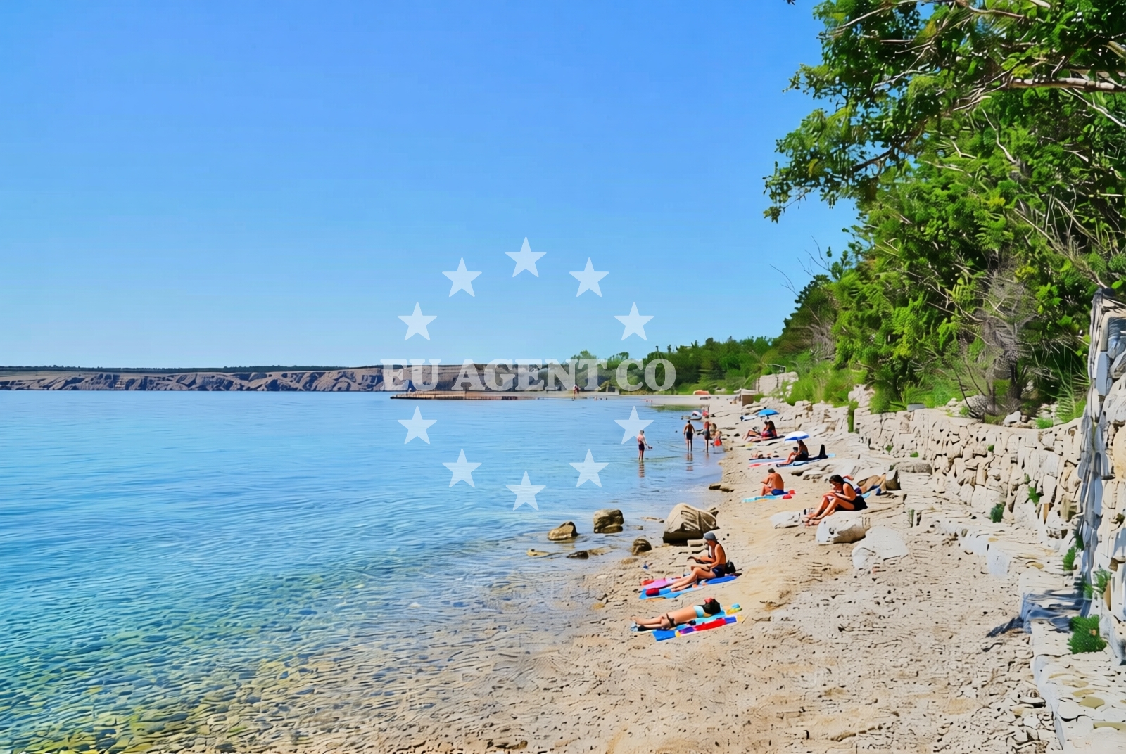Additional view of Havisce beach in Zagrebačka 34, Jadranovo