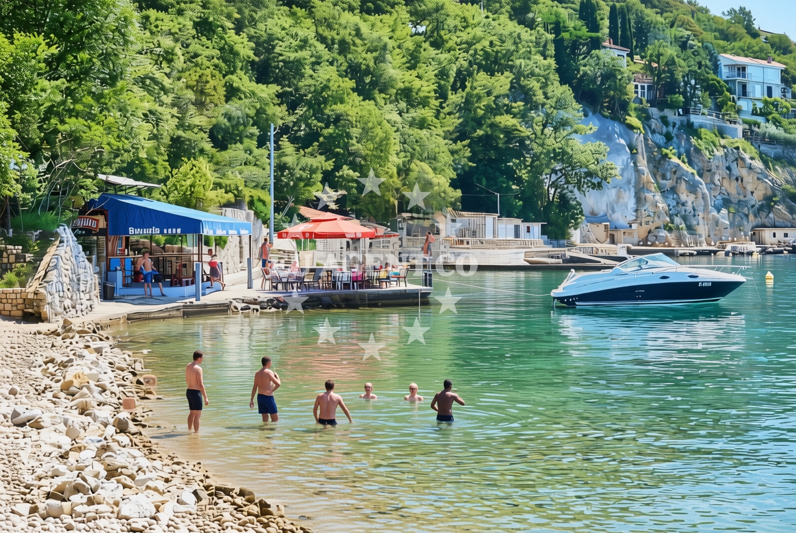 Additional view of Havisce beach in Zagrebačka 34, Jadranovo
