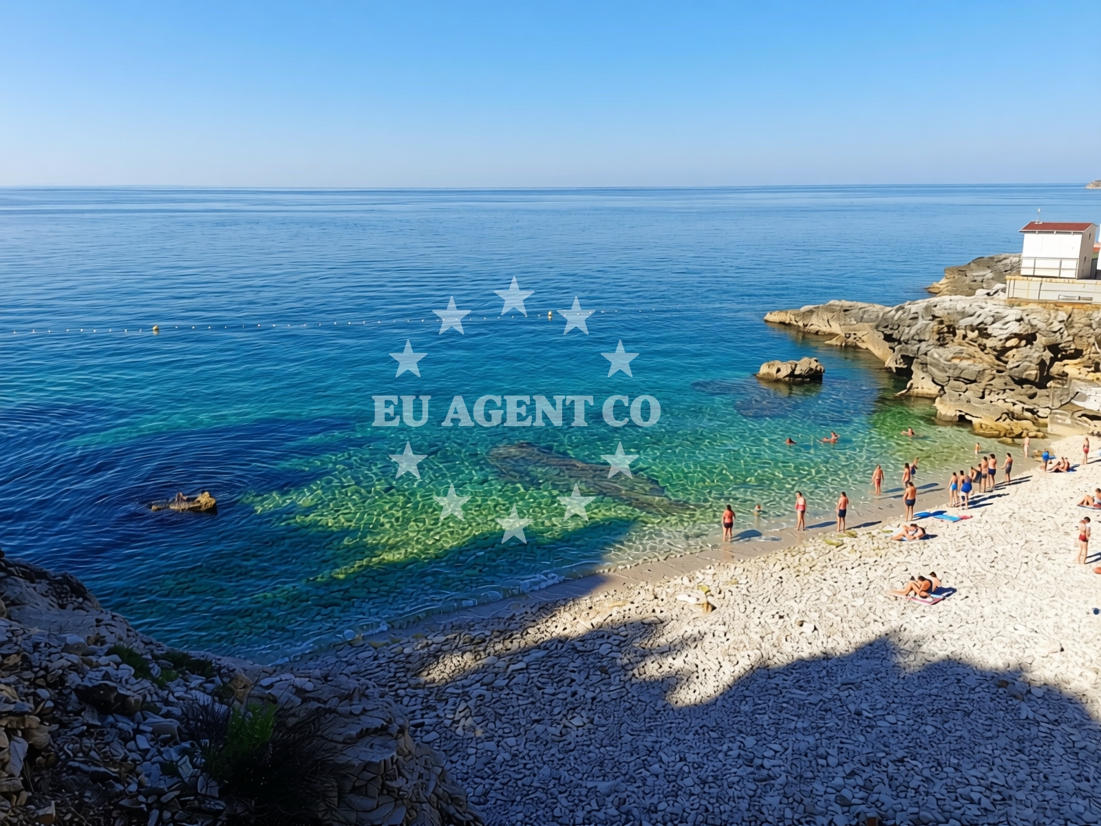 Sea and coastal view of Hawaii beach in Verudella 16, Pula