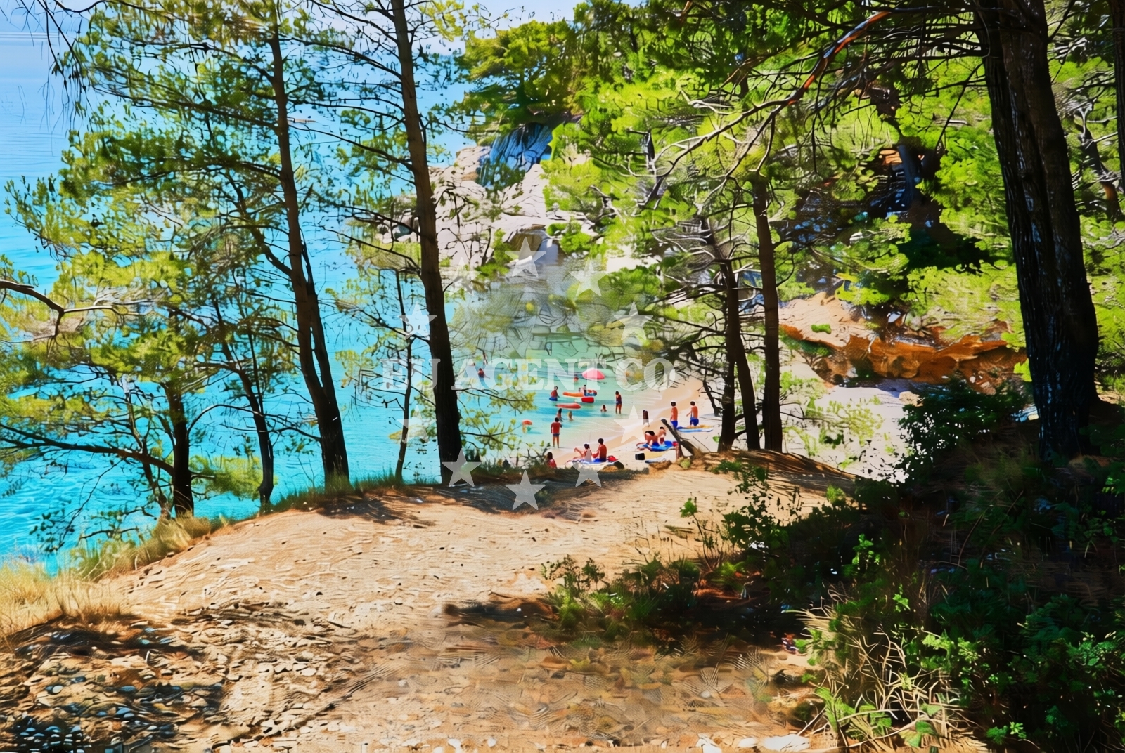 Additional view of Hidden beach in 14 Gornji Fistonici, Pisak