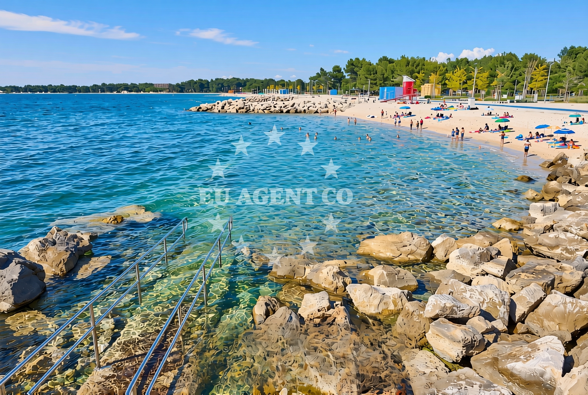 Additional view of Hidrobaza, Pula Beach in Hidrobaza