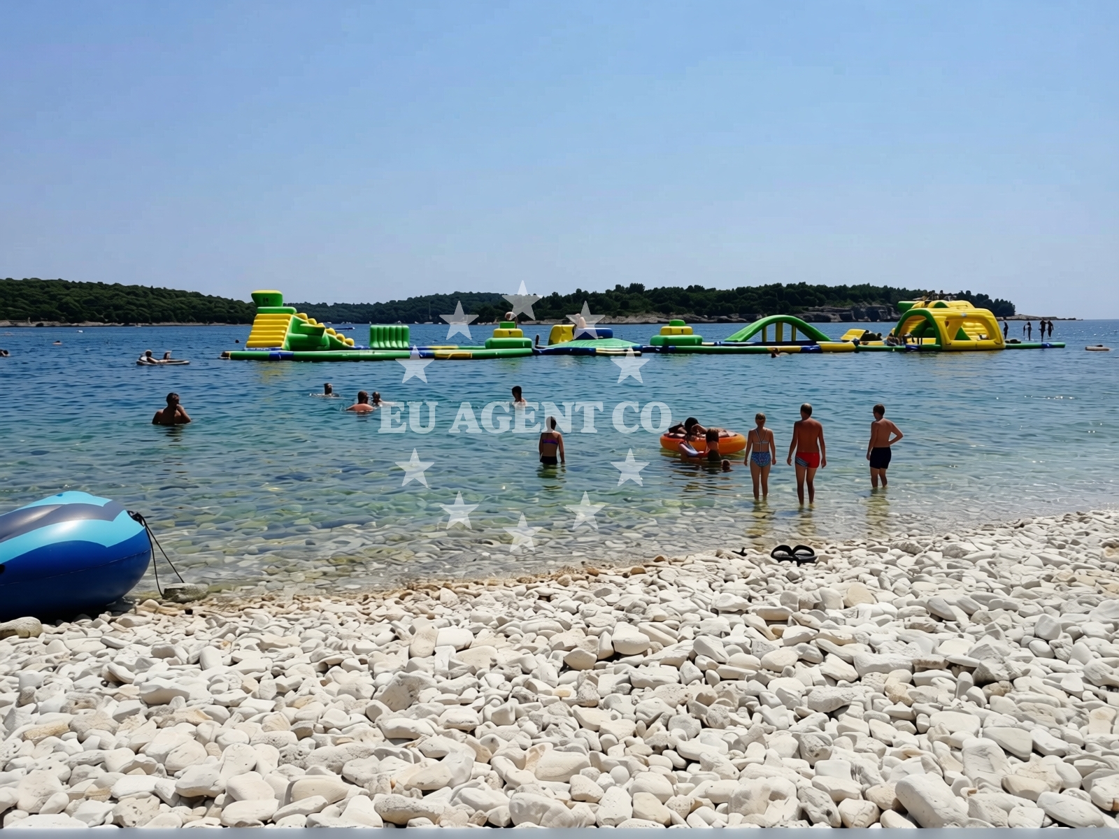 Beach facilities and surroundings at Histria beach in Verudella 11, Pula