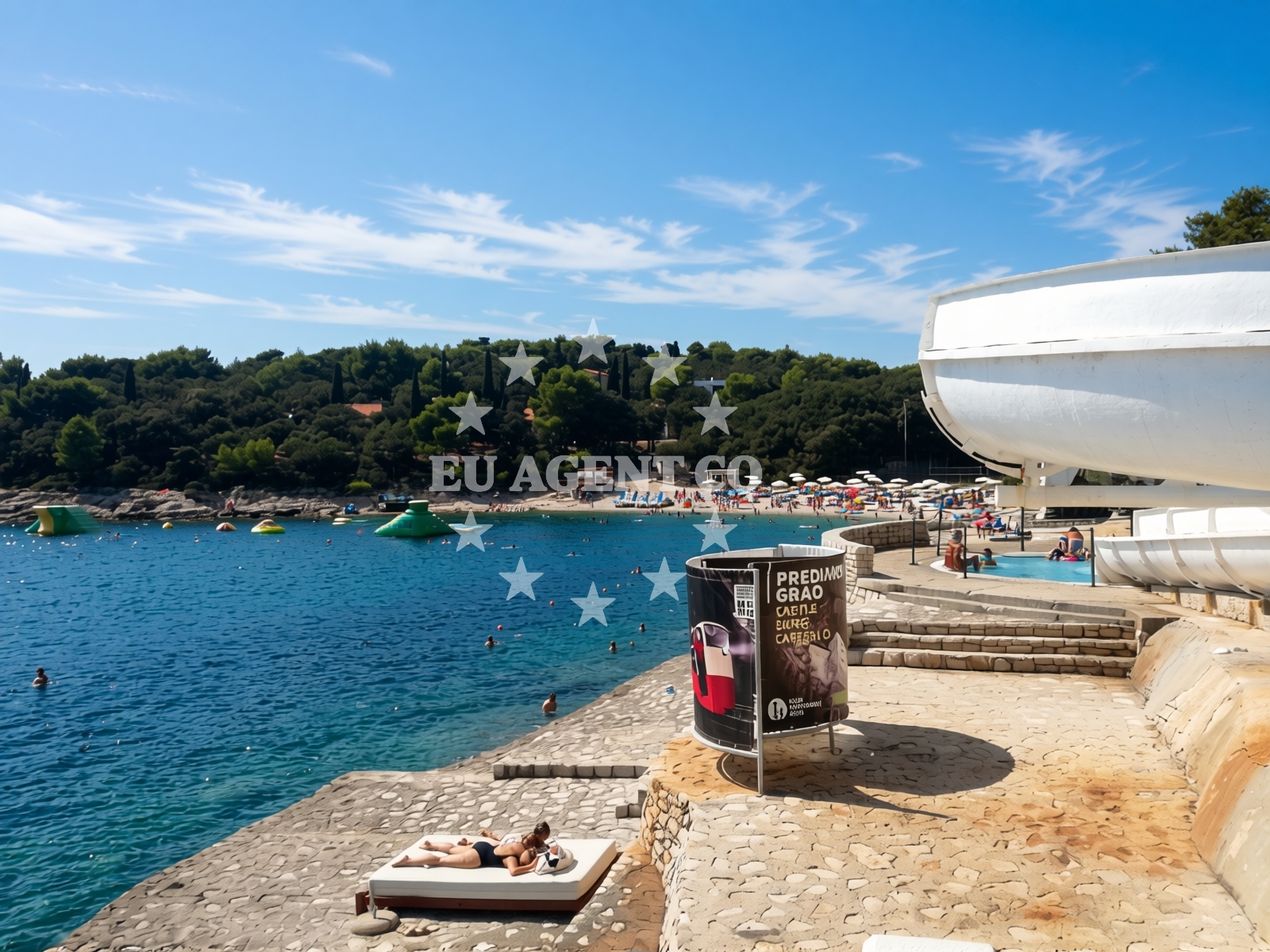 Additional view of Histria beach in Verudella 11, Pula