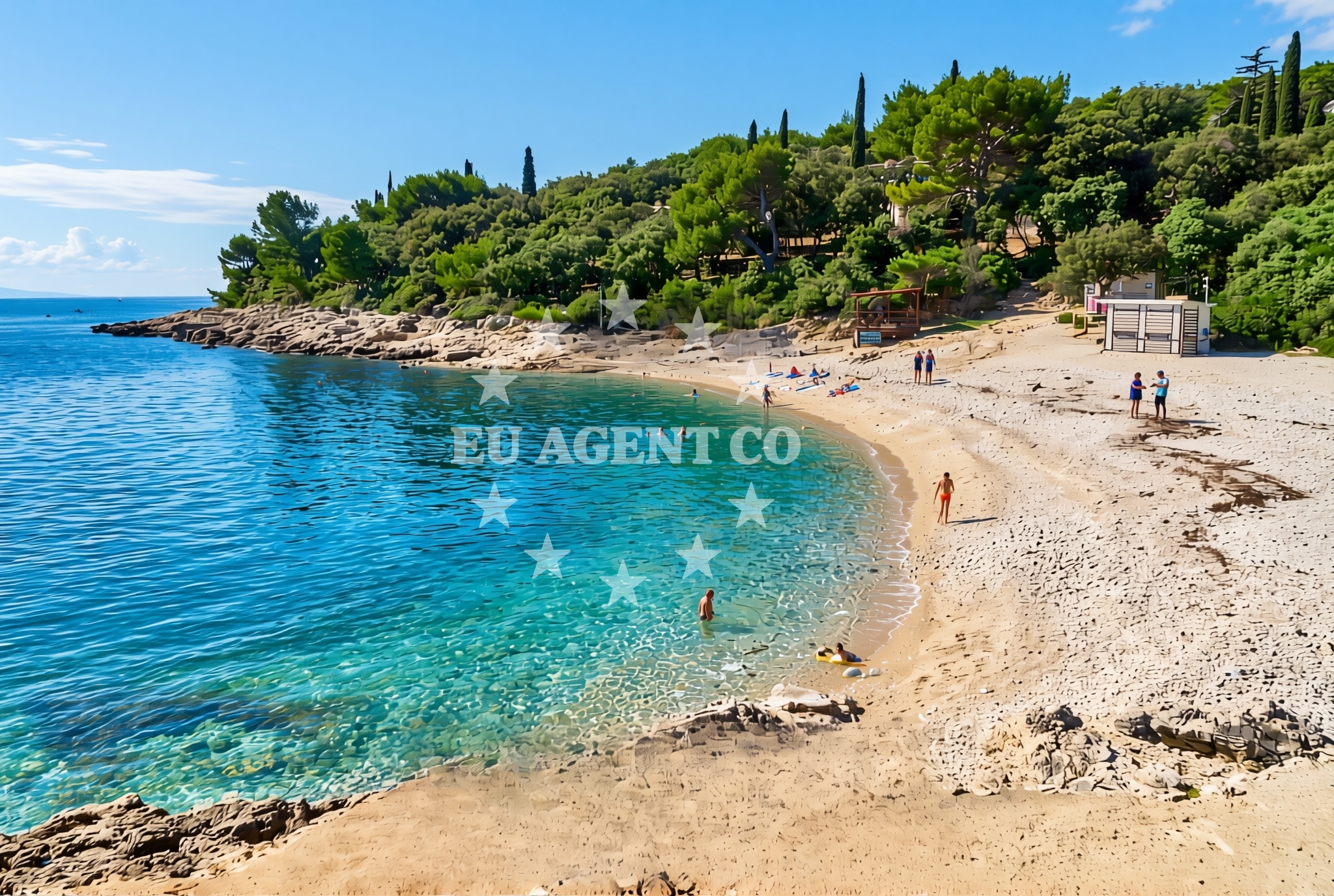 Additional view of Histria beach in Verudella 11, Pula