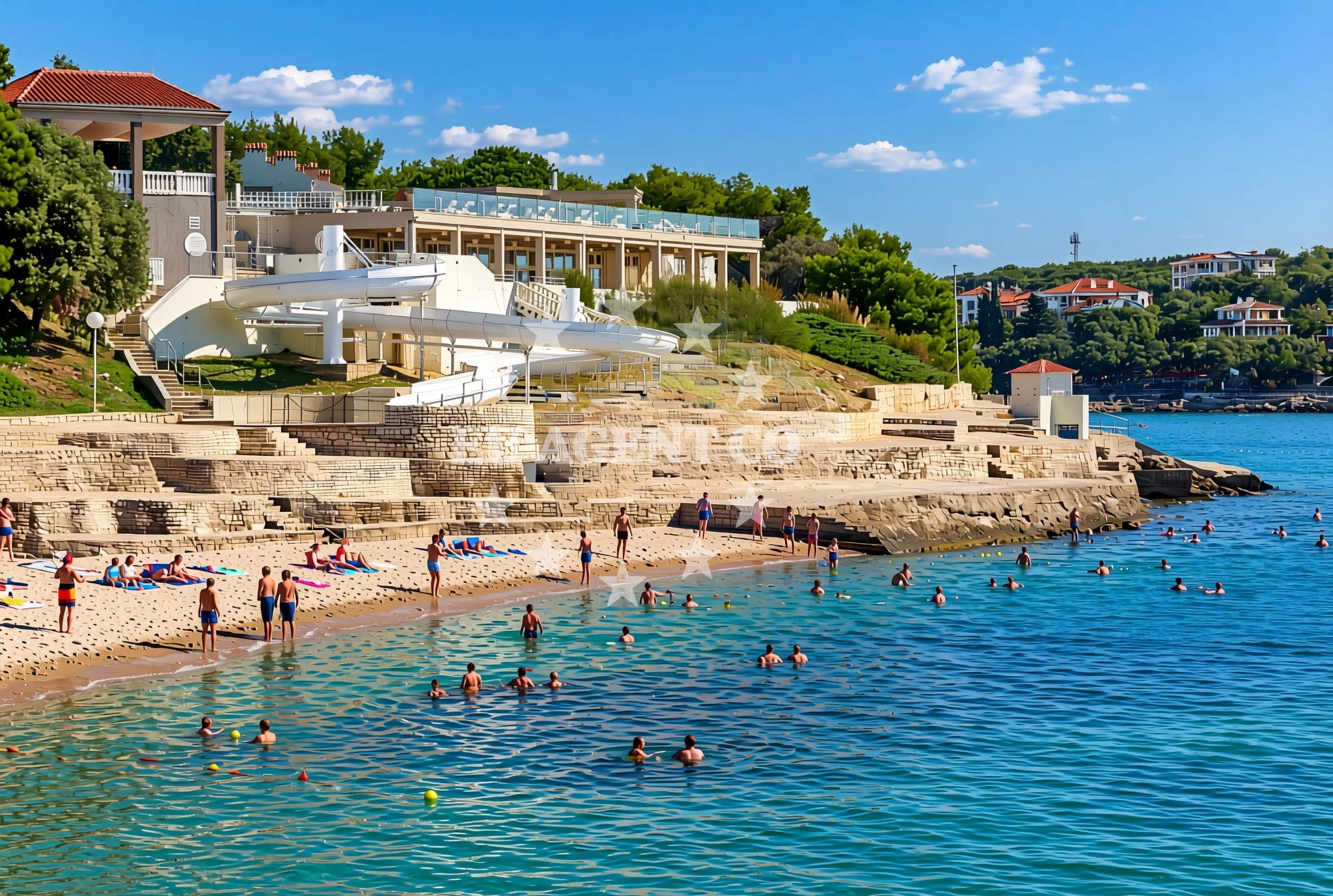Additional view of Histria beach in Verudella 11, Pula