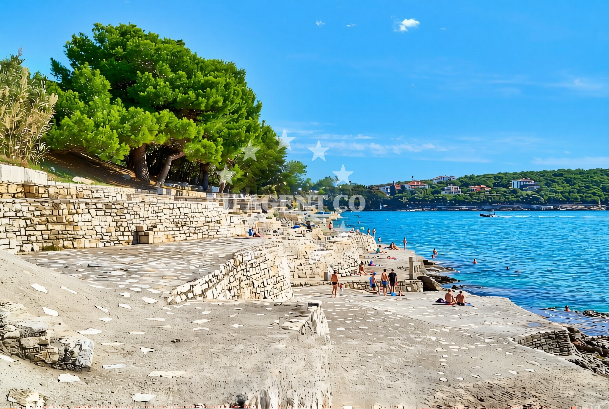 Additional view of Histria beach in Verudella 11, Pula
