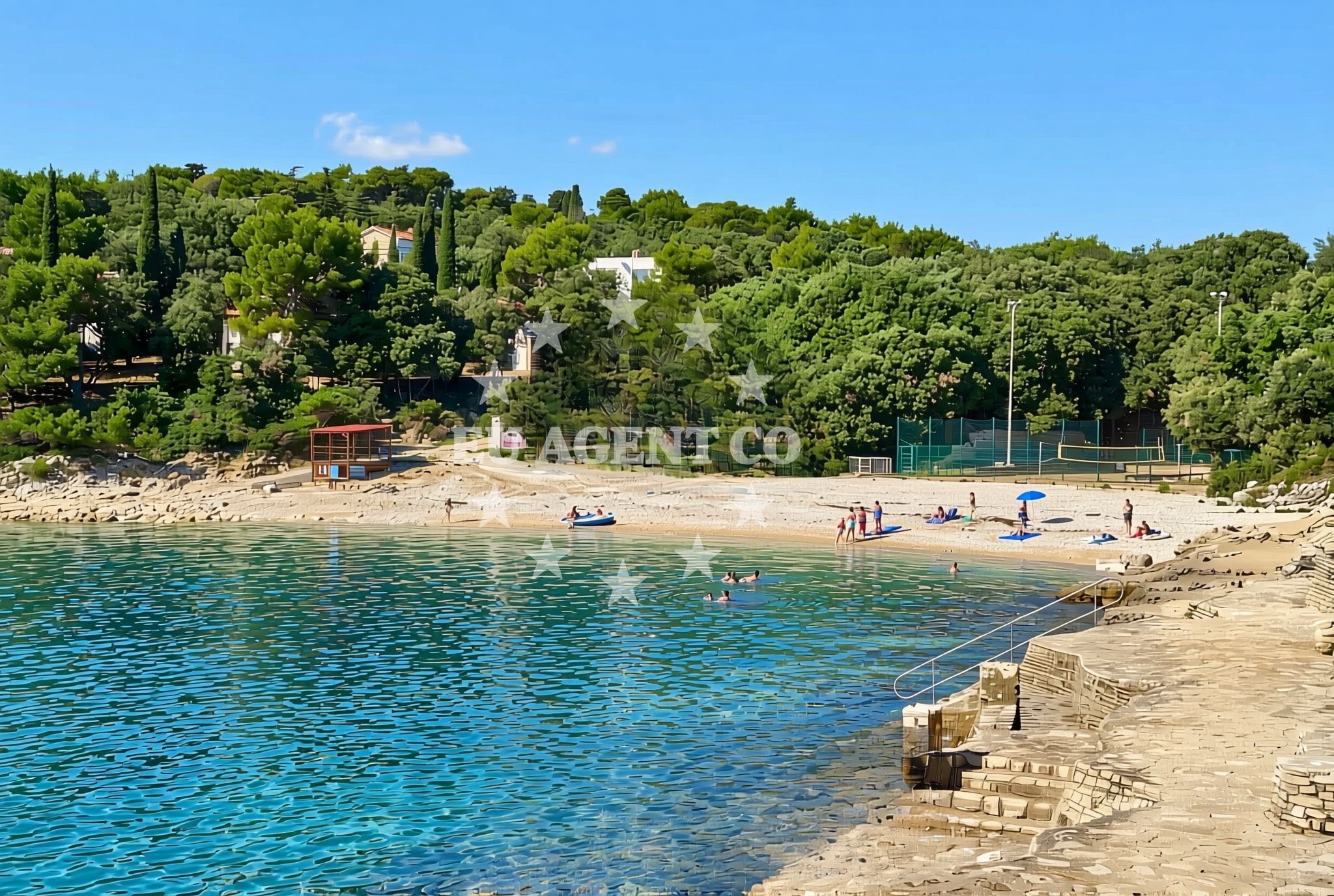 Additional view of Histria beach in Verudella 11, Pula