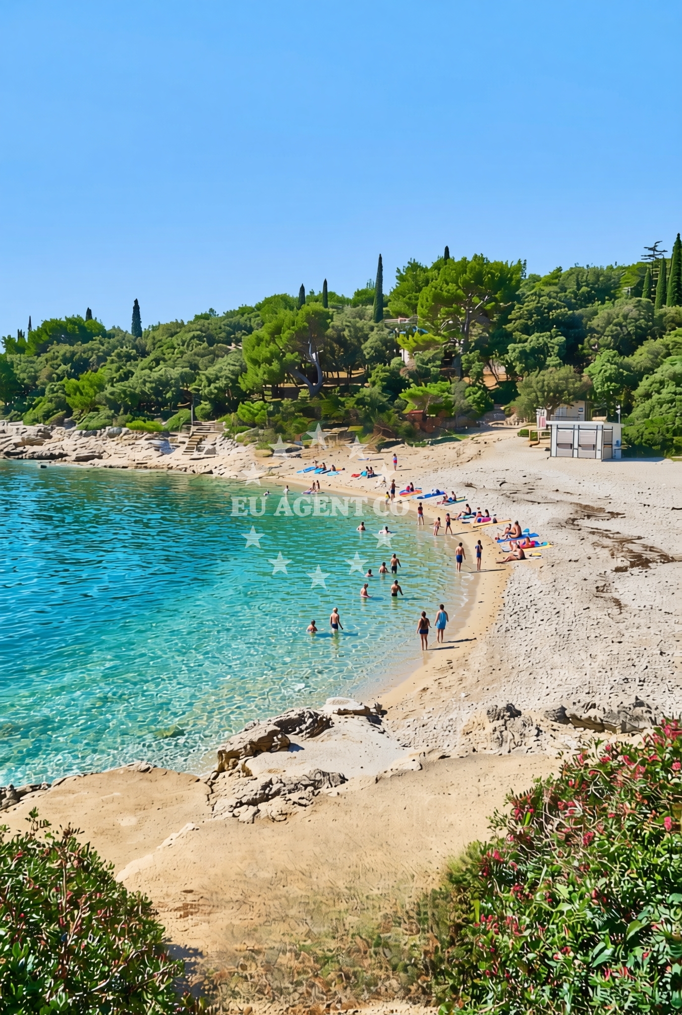 Additional view of Histria beach in Verudella 11, Pula