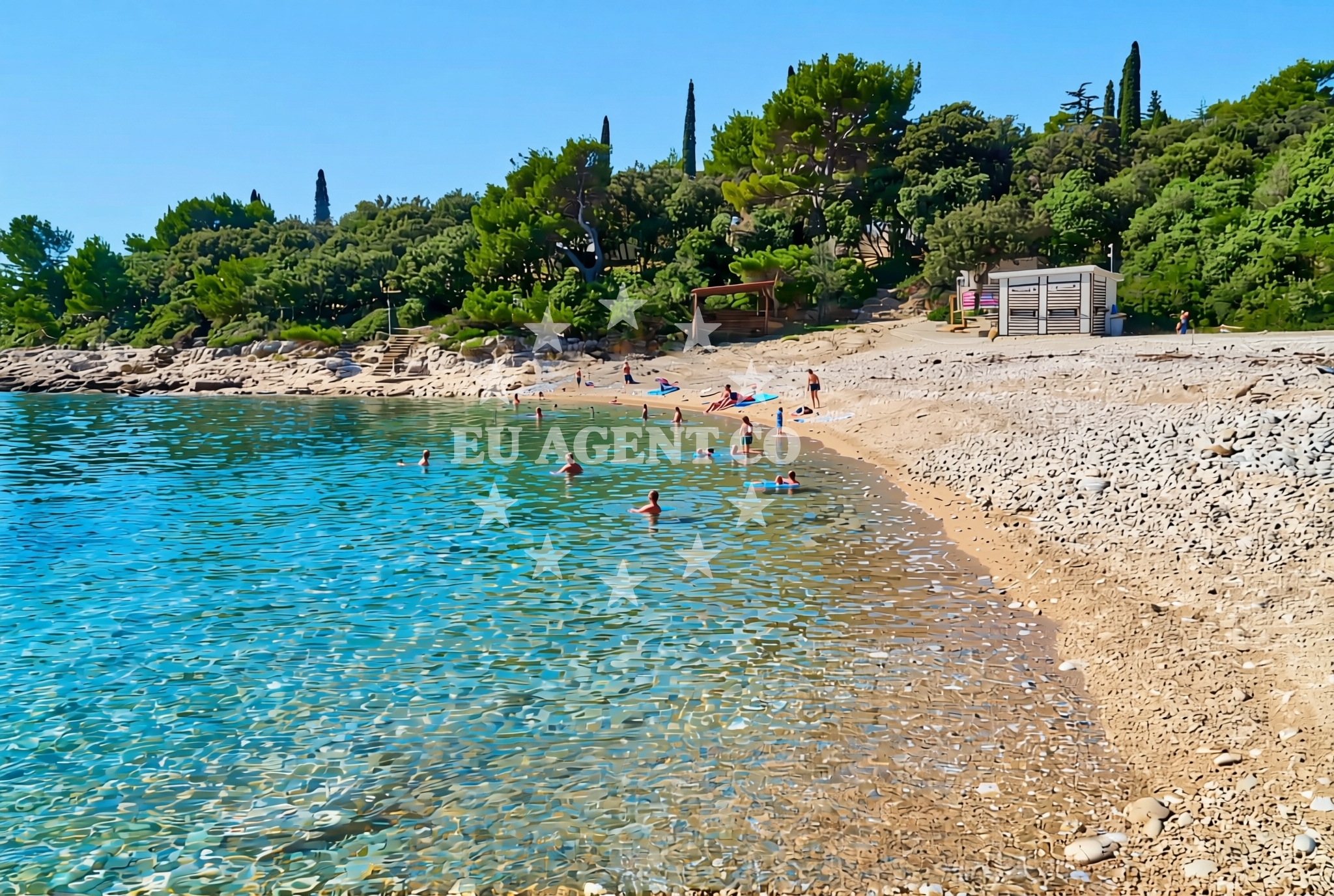 Additional view of Histria beach in Verudella 11, Pula